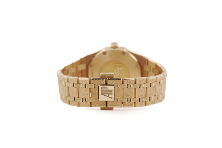 Audemars Piguet Royal Oak Quartz 67653OR.GG.1263OR.02 ROSE GOLD Frosted - Image 5