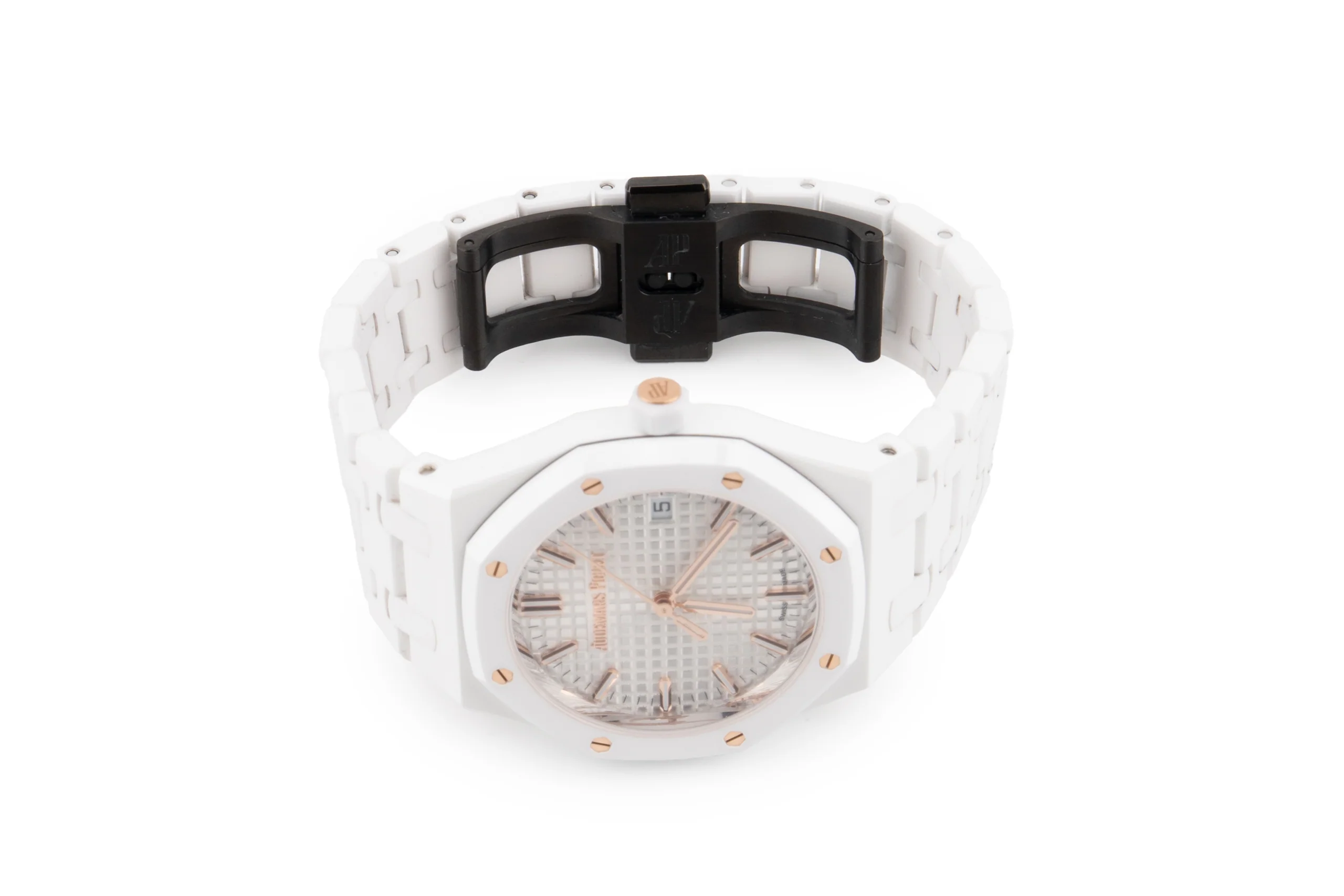 Audemars Piguet  Royal Oak Self Winding White Ceramic  Ref - 77350CBOO1266CB01 34mm - Image 5