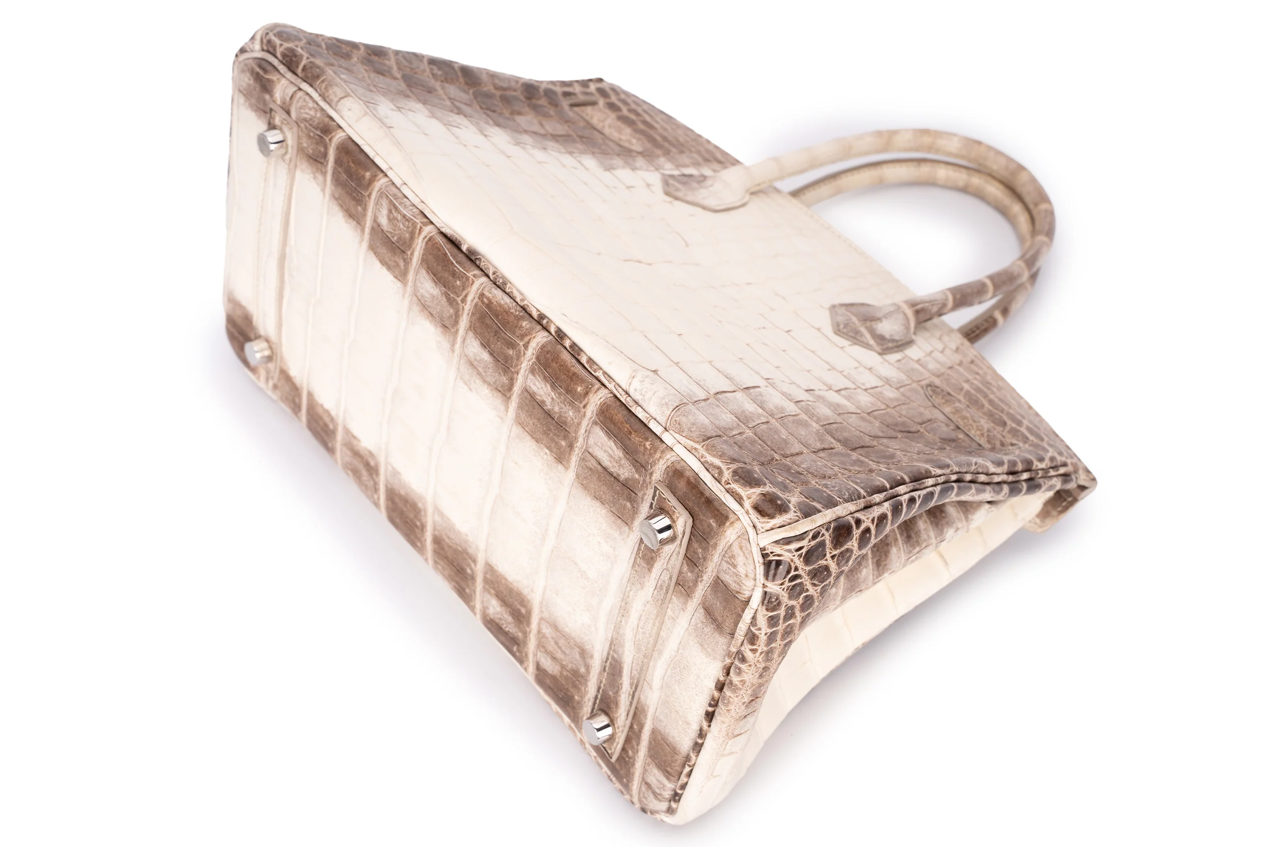 Birkin 30 Exotic Himalaya Blanc Crocodile Niloticus PHW - Image 14