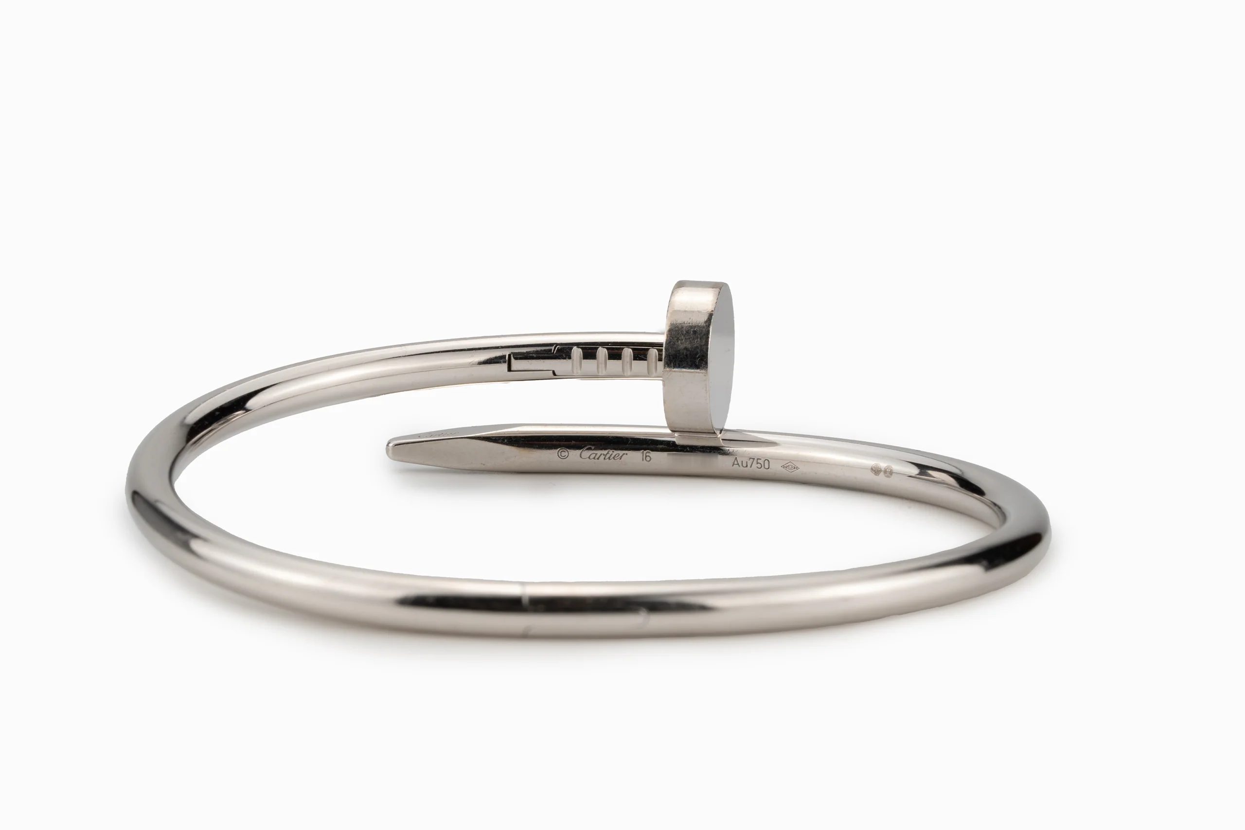 Cartier Juste Un Clou White Gold Standard Size 16 - Image 5