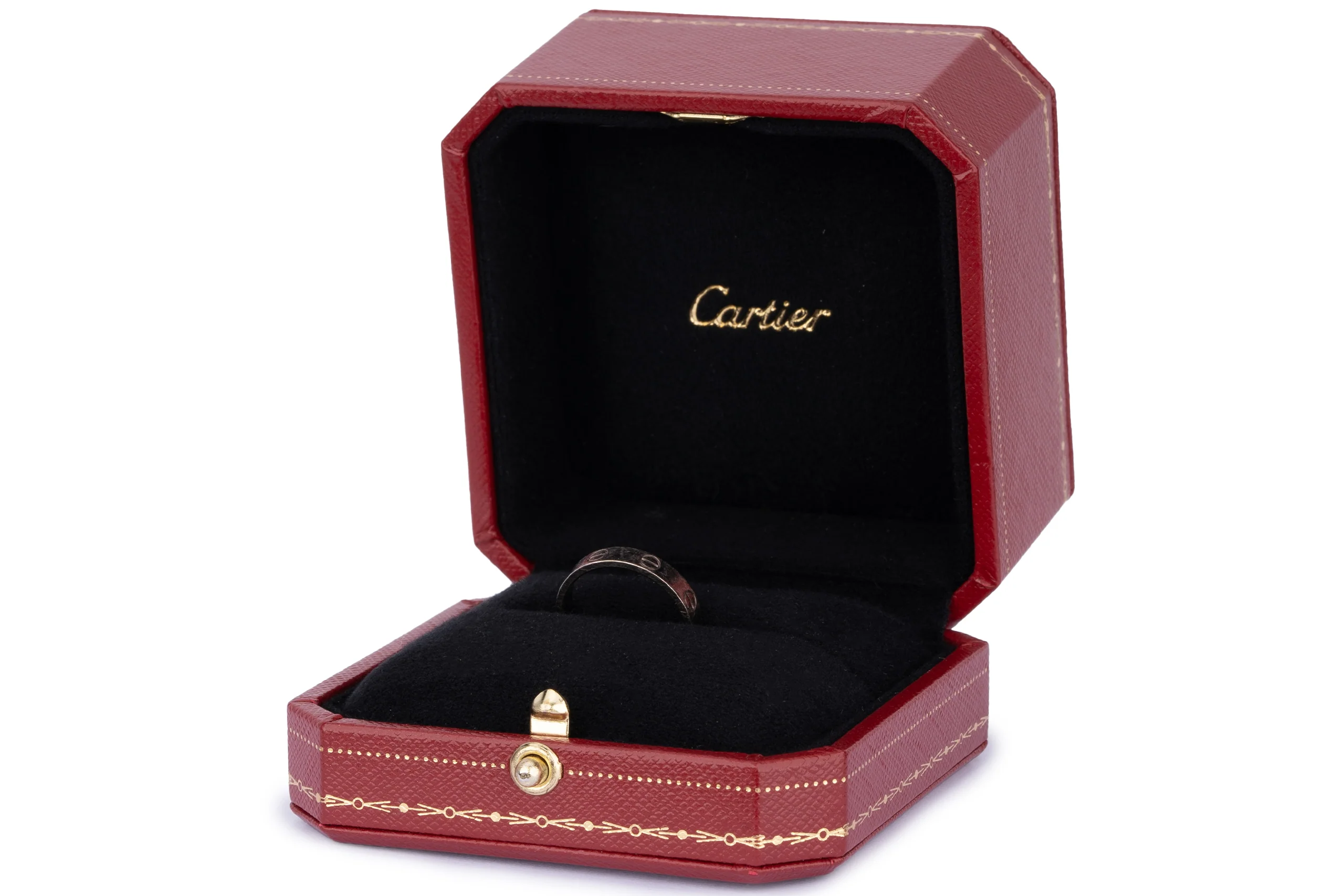 Cartier Love Classic White Gold Slim Ring - Image 6
