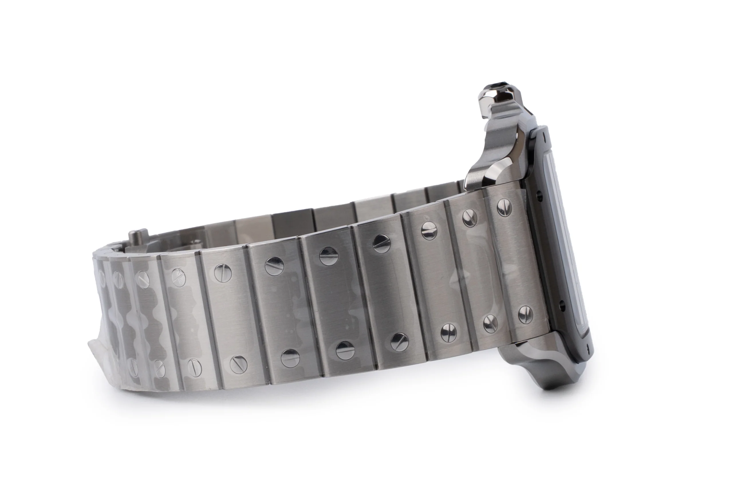 Cartier Santos Watch Steel Case & Bracelet	Adic Bezel - Image 4