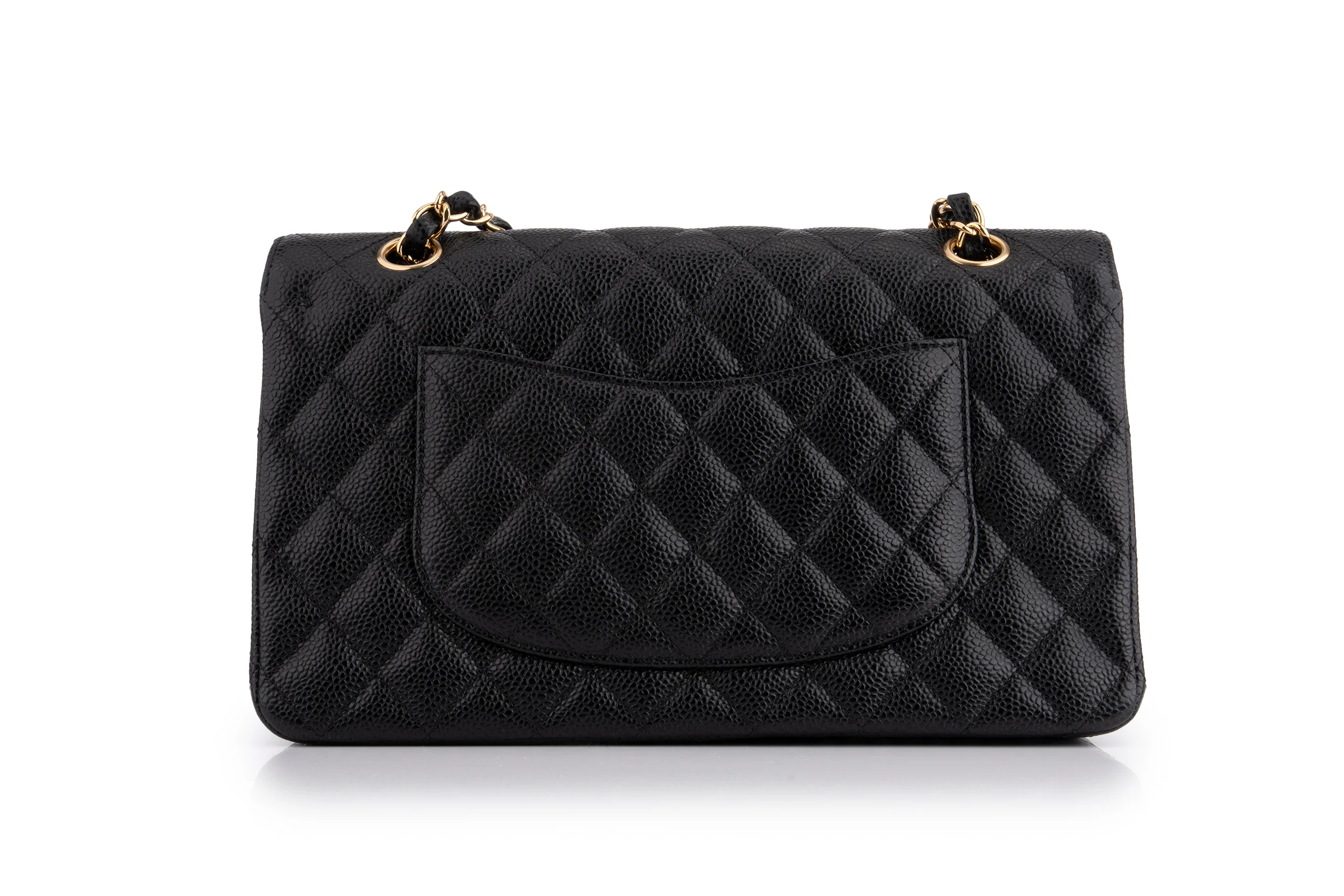 Chanel Classic Medium Double Flap	Caviar	Black	GHW - Image 5