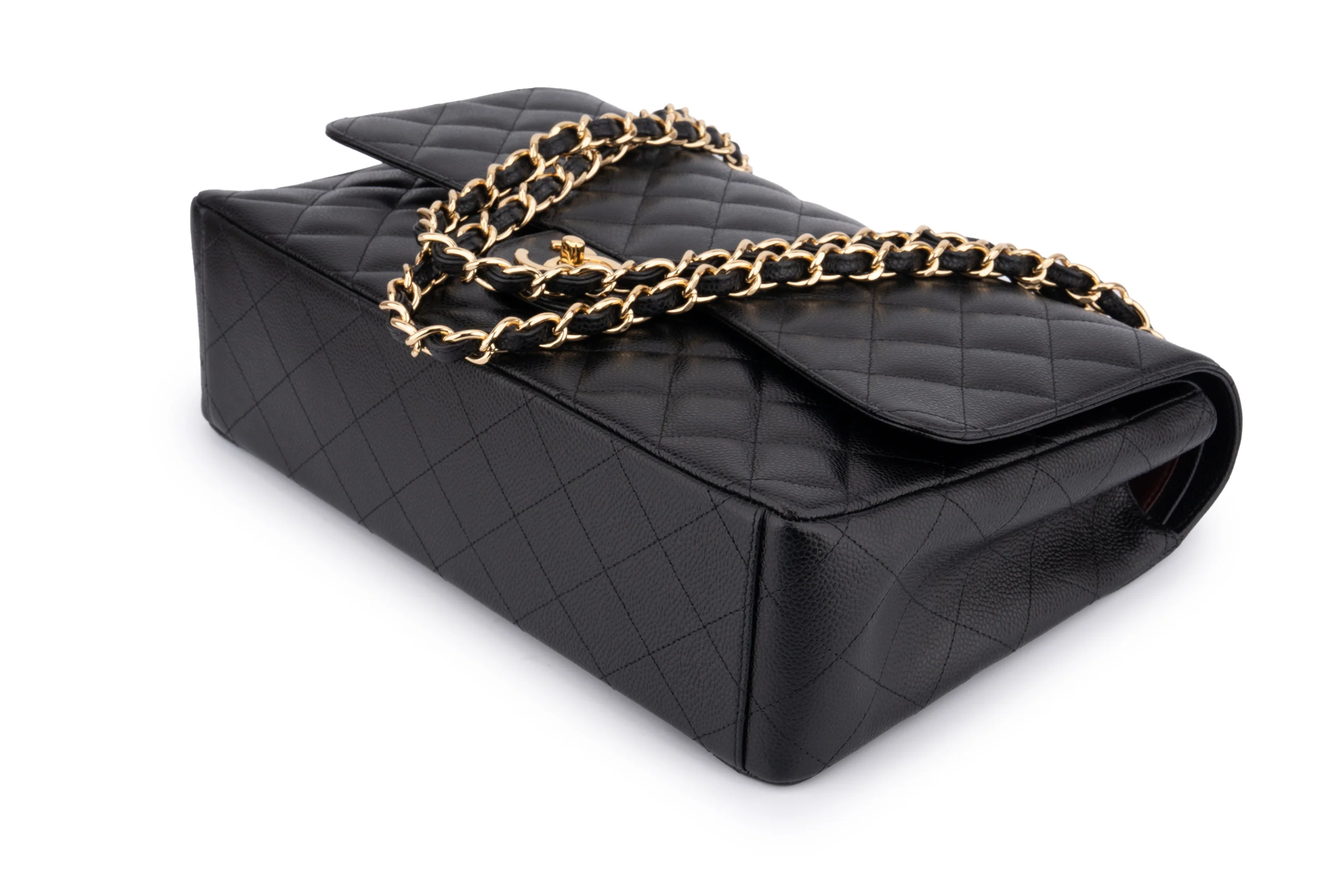 Chanel Flap Bag Maxi 	Caviar	Black	GHW - Image 10