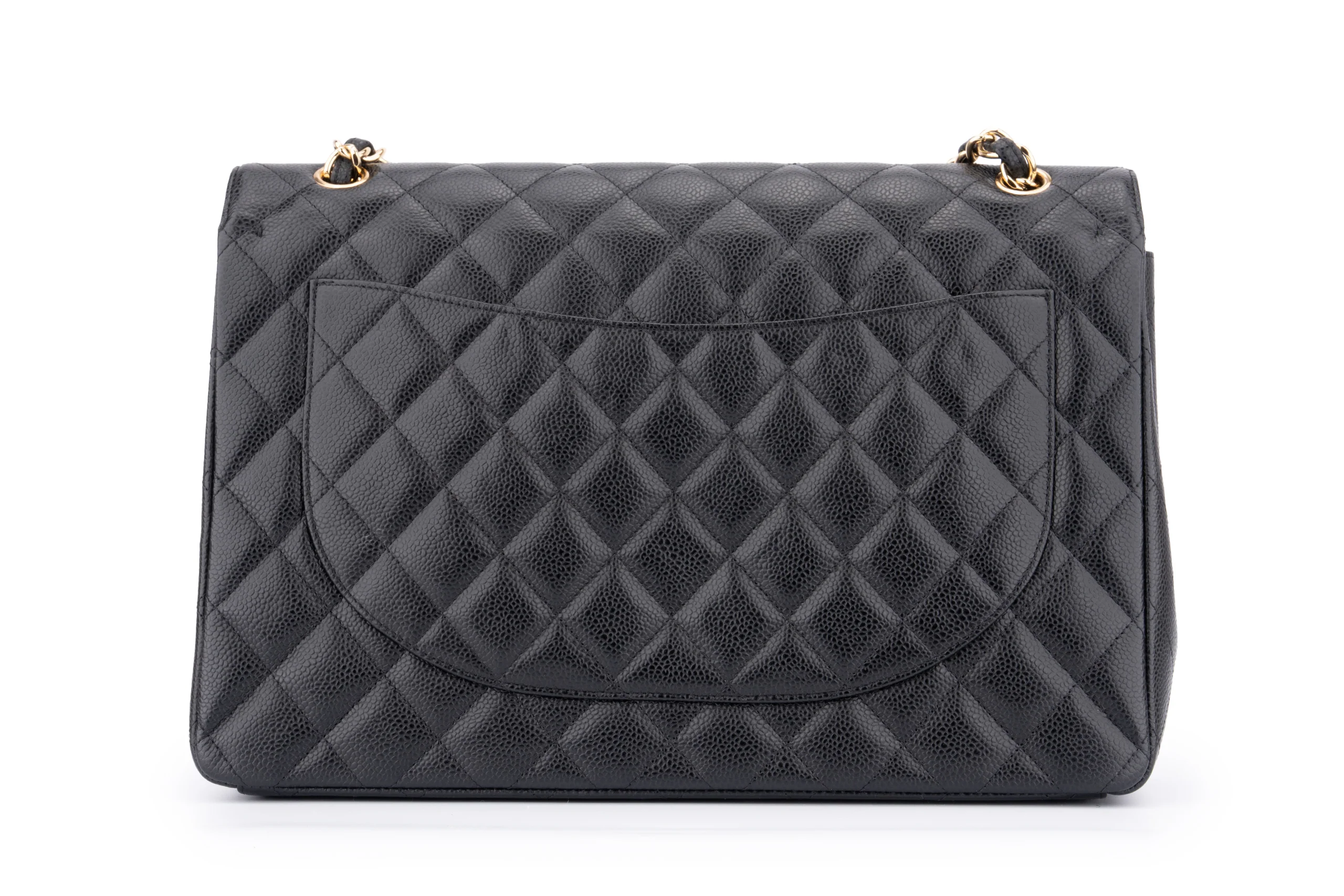 Chanel Flap Bag Maxi 	Caviar	Black	GHW - Image 4