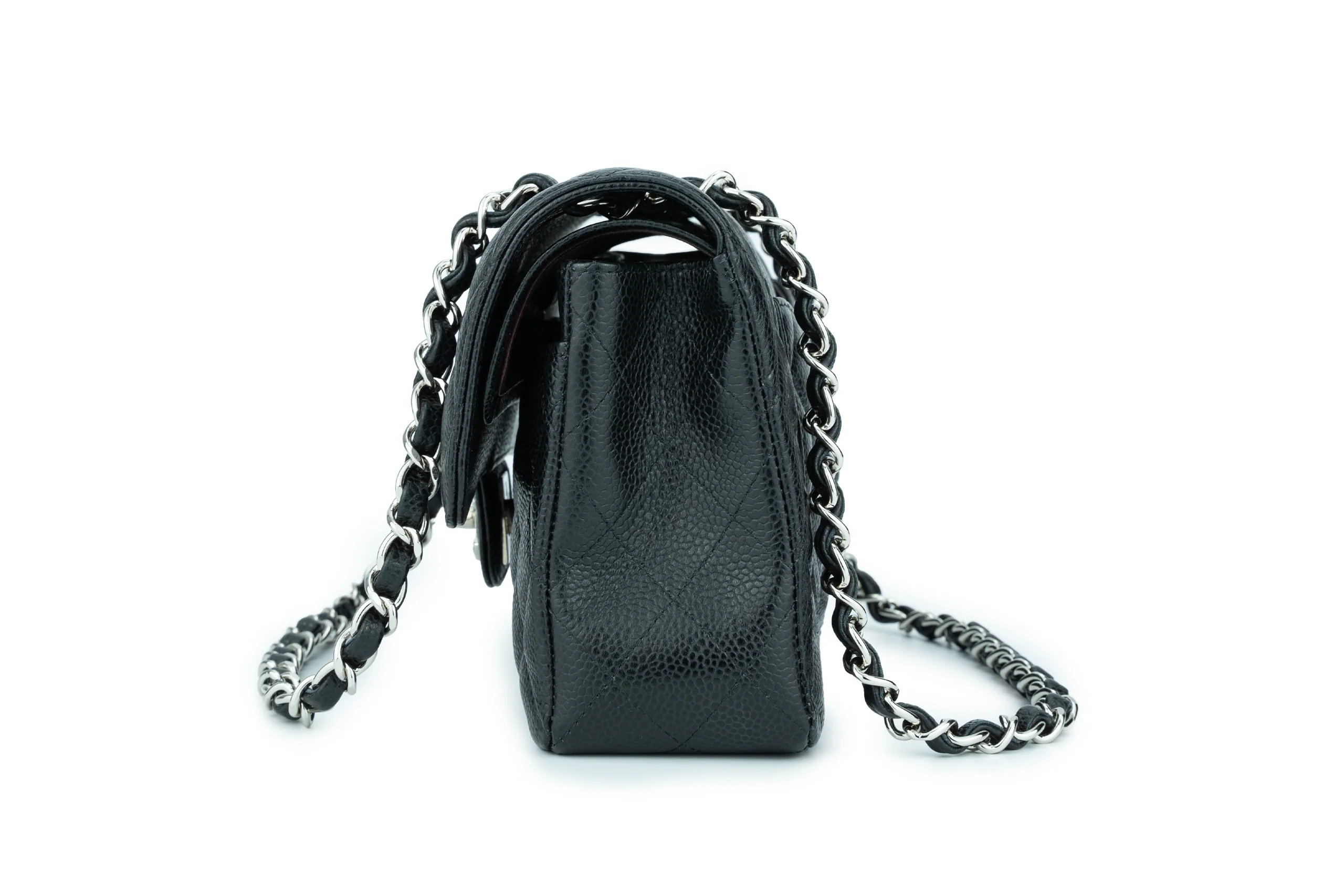 Chanel Flapbag Caviar Black SHW - Image 3