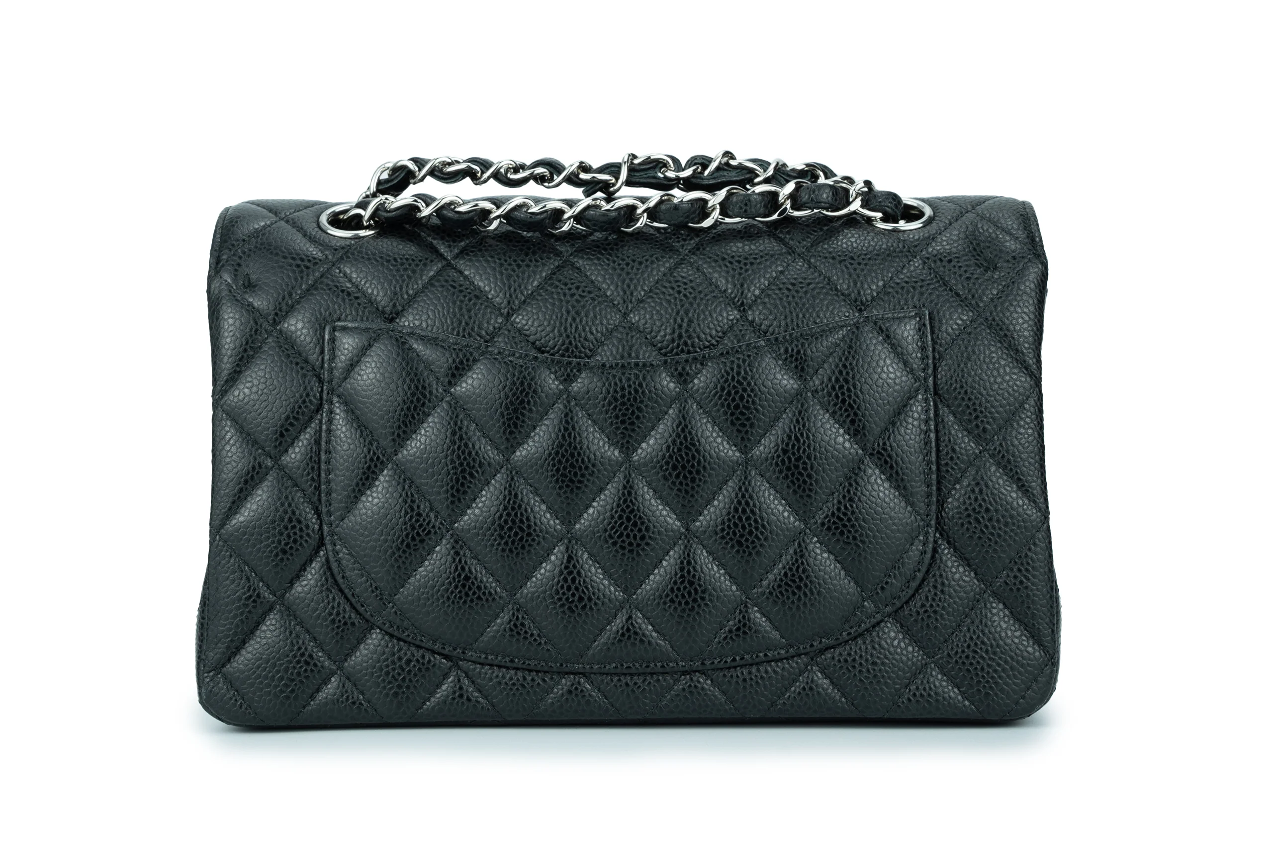 Chanel Flapbag Caviar Black SHW - Image 5