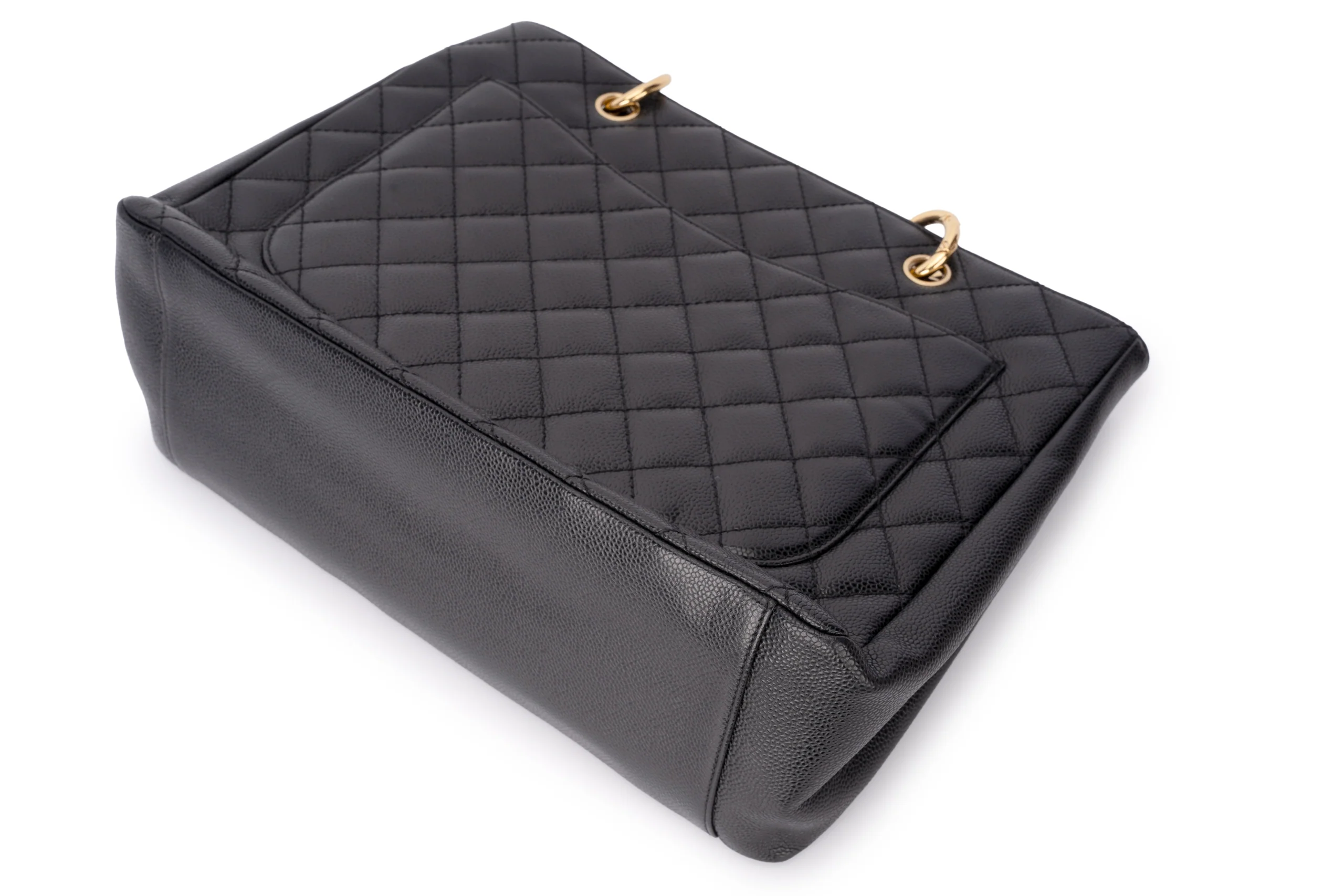 Chanel Grand Shopping Tote Bag Caviar Black GHW - Image 14