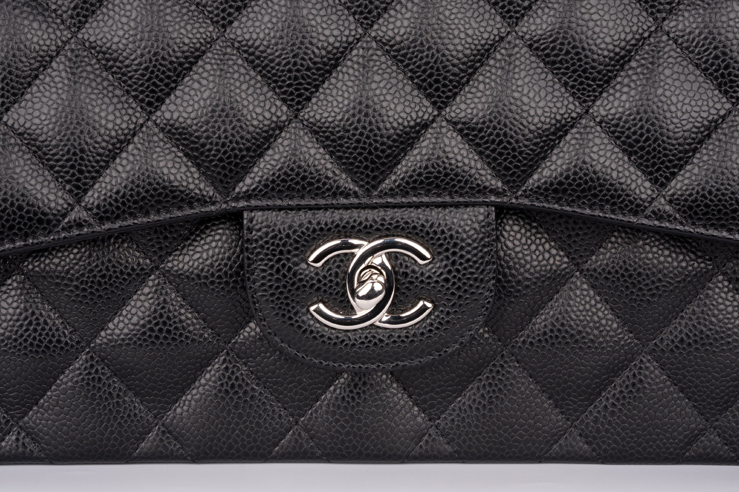 Chanel Jumbo Classic Flap Caviar Black SHW - Image 11