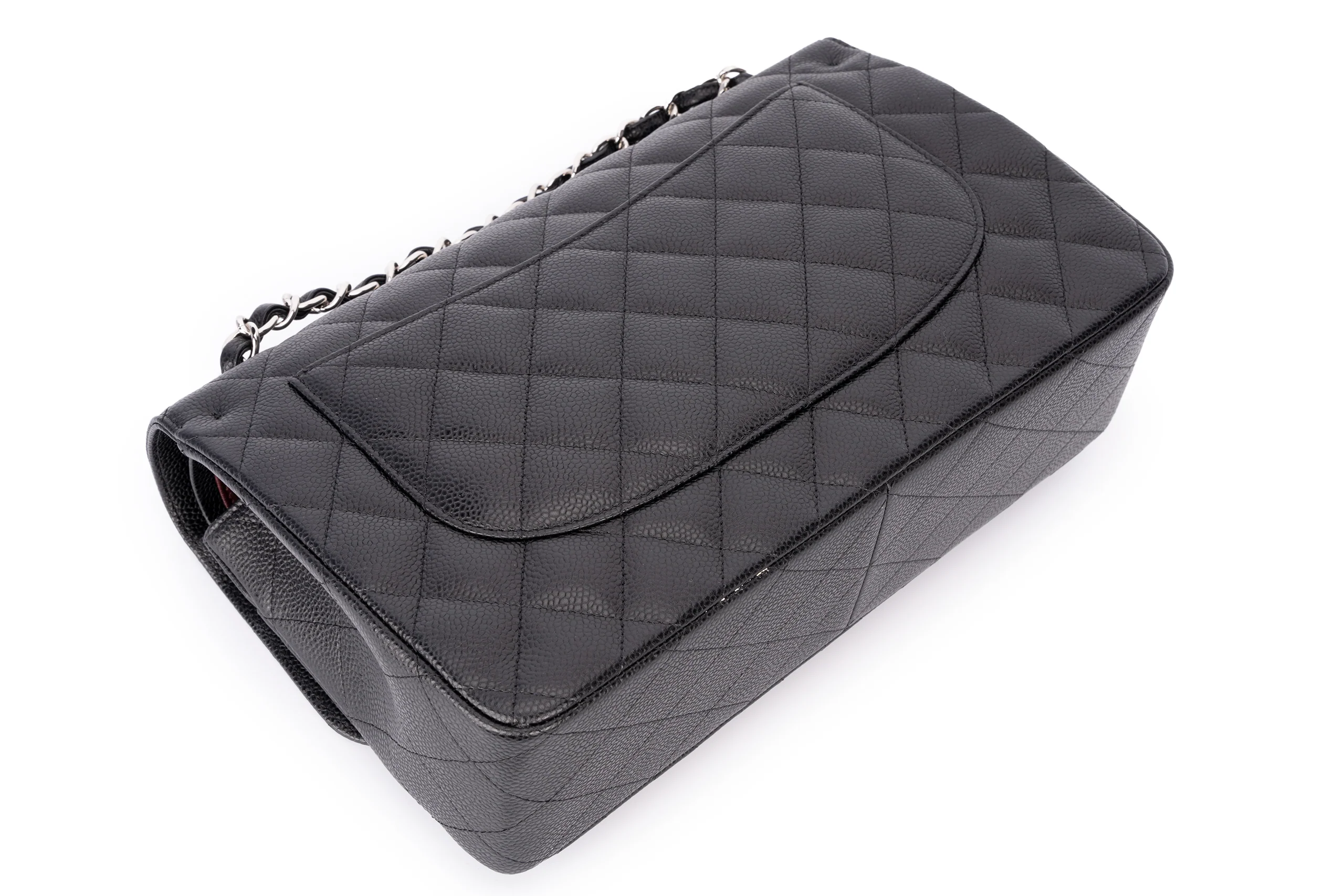 Chanel Jumbo Classic Flap Caviar Black SHW - Image 4