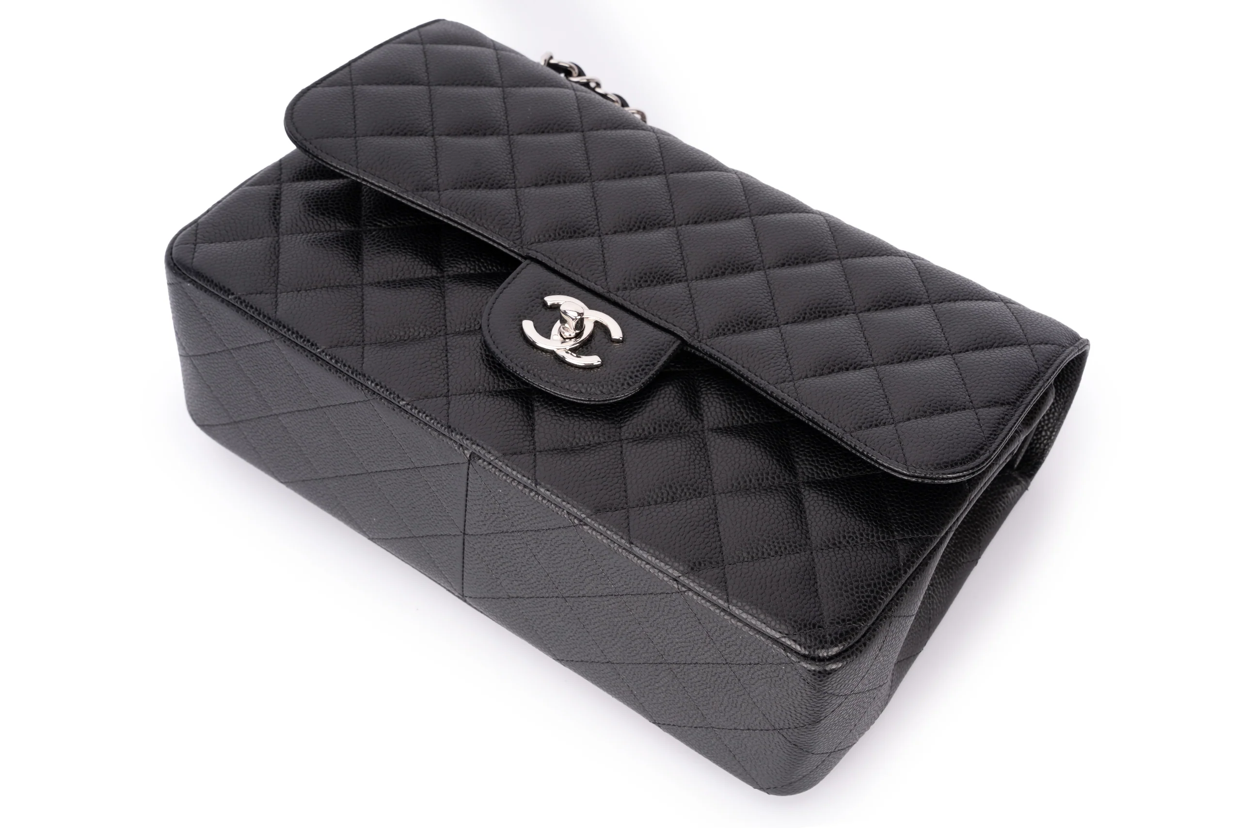 Chanel Jumbo Classic Flap Caviar Black SHW - Image 5