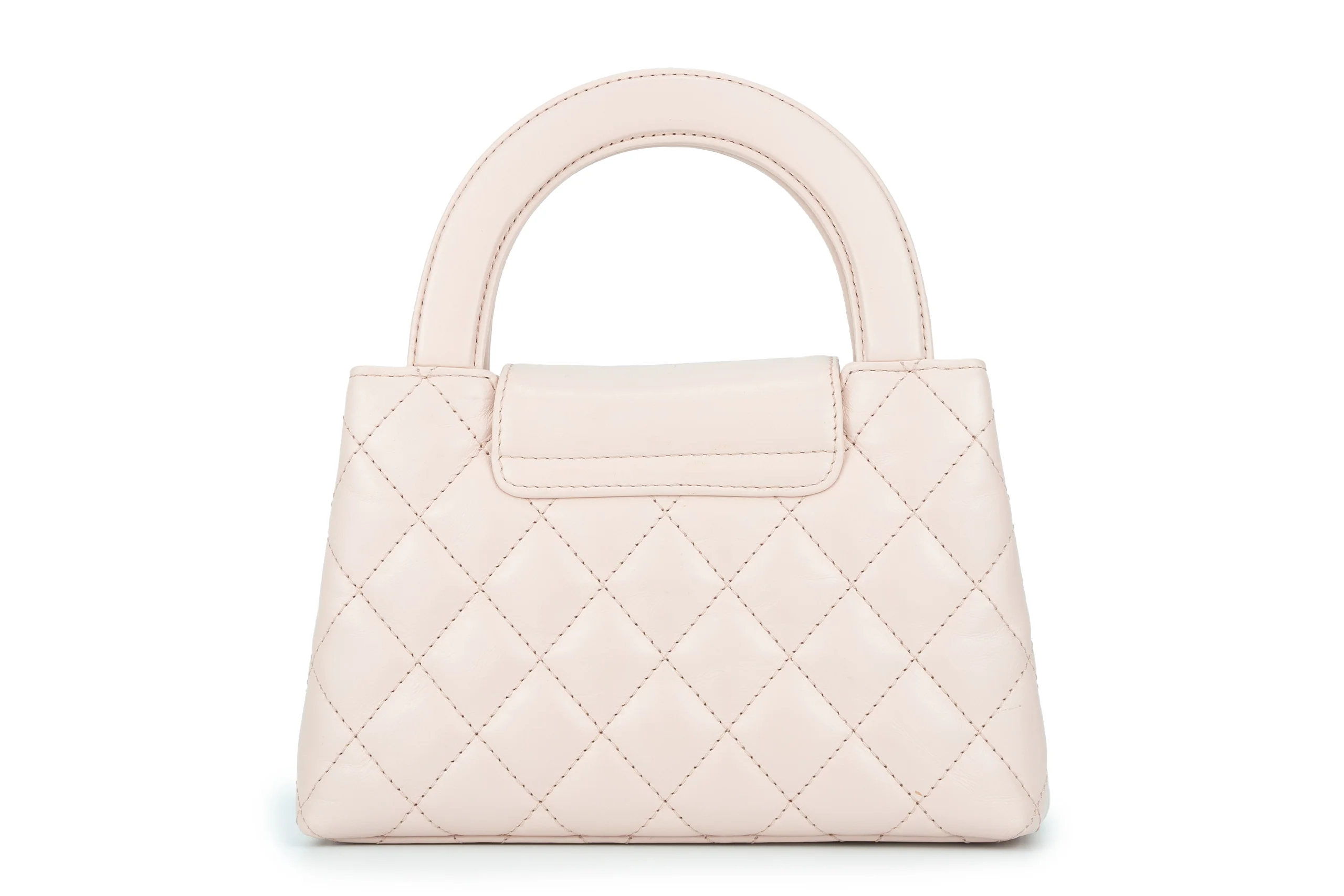 Chanel Kelly Small Shopping Bag Calfskin Light Pink GHW - Image 4
