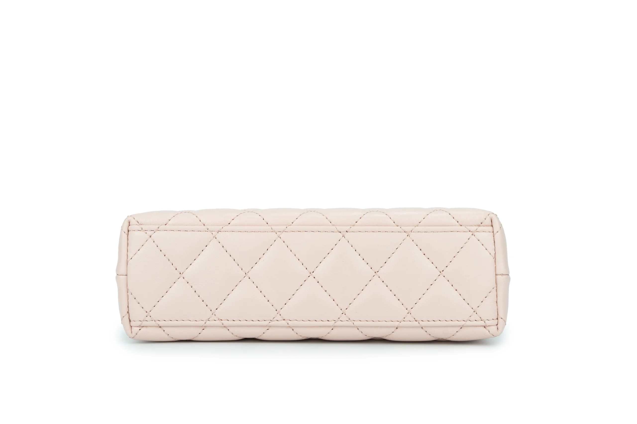 Chanel Kelly Small Shopping Bag Calfskin Light Pink GHW - Image 7
