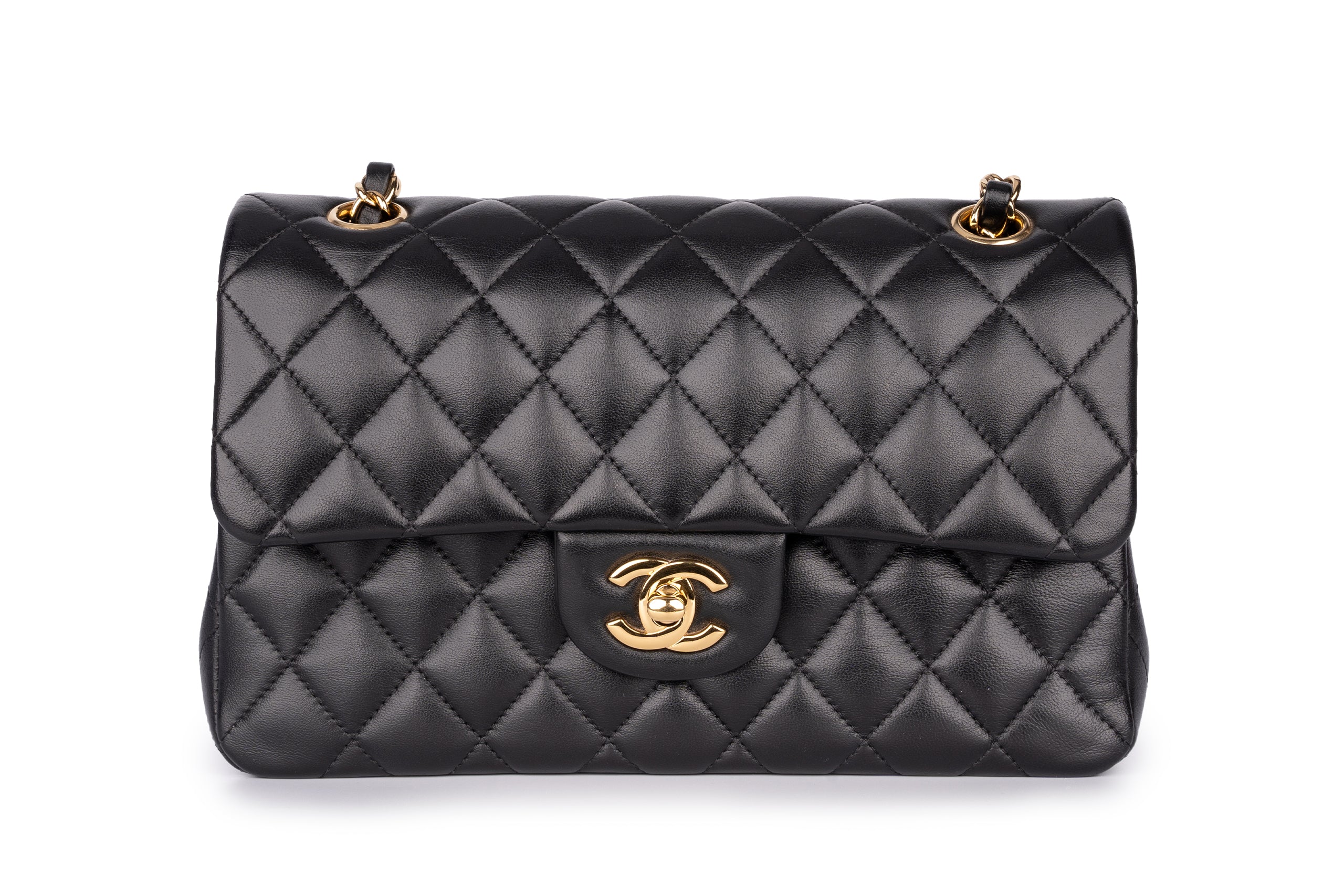 Chanel Mini Flapbag Lambskin Black GHW