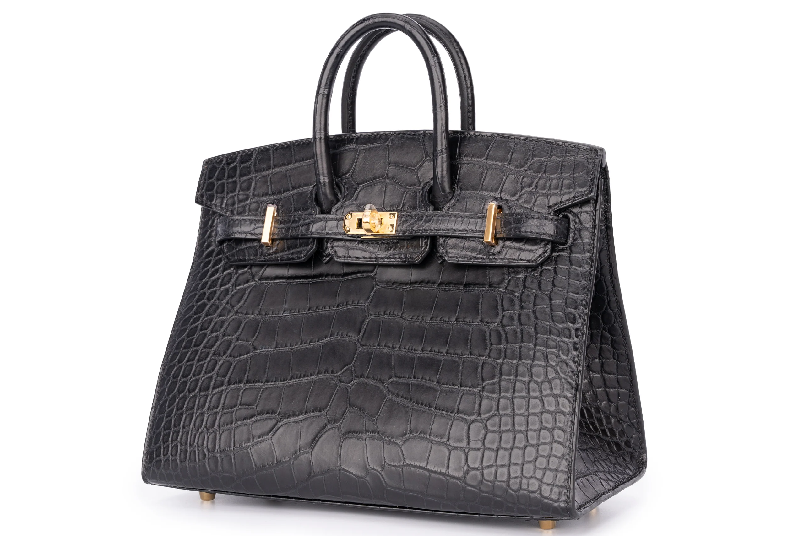Hermès Birkin 20 Exotic Matte Alligator Noir GHW - Image 2