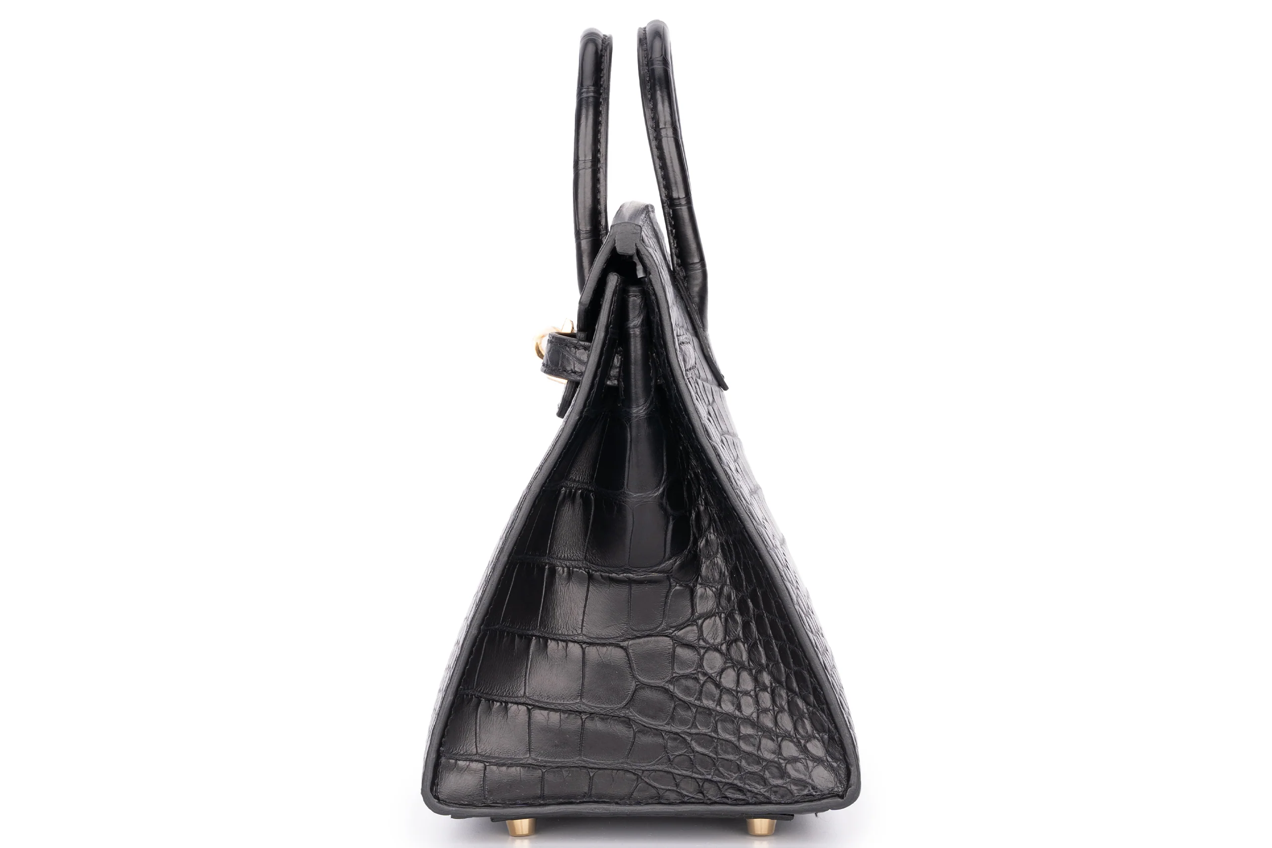Hermès Birkin 20 Exotic Matte Alligator Noir GHW - Image 3