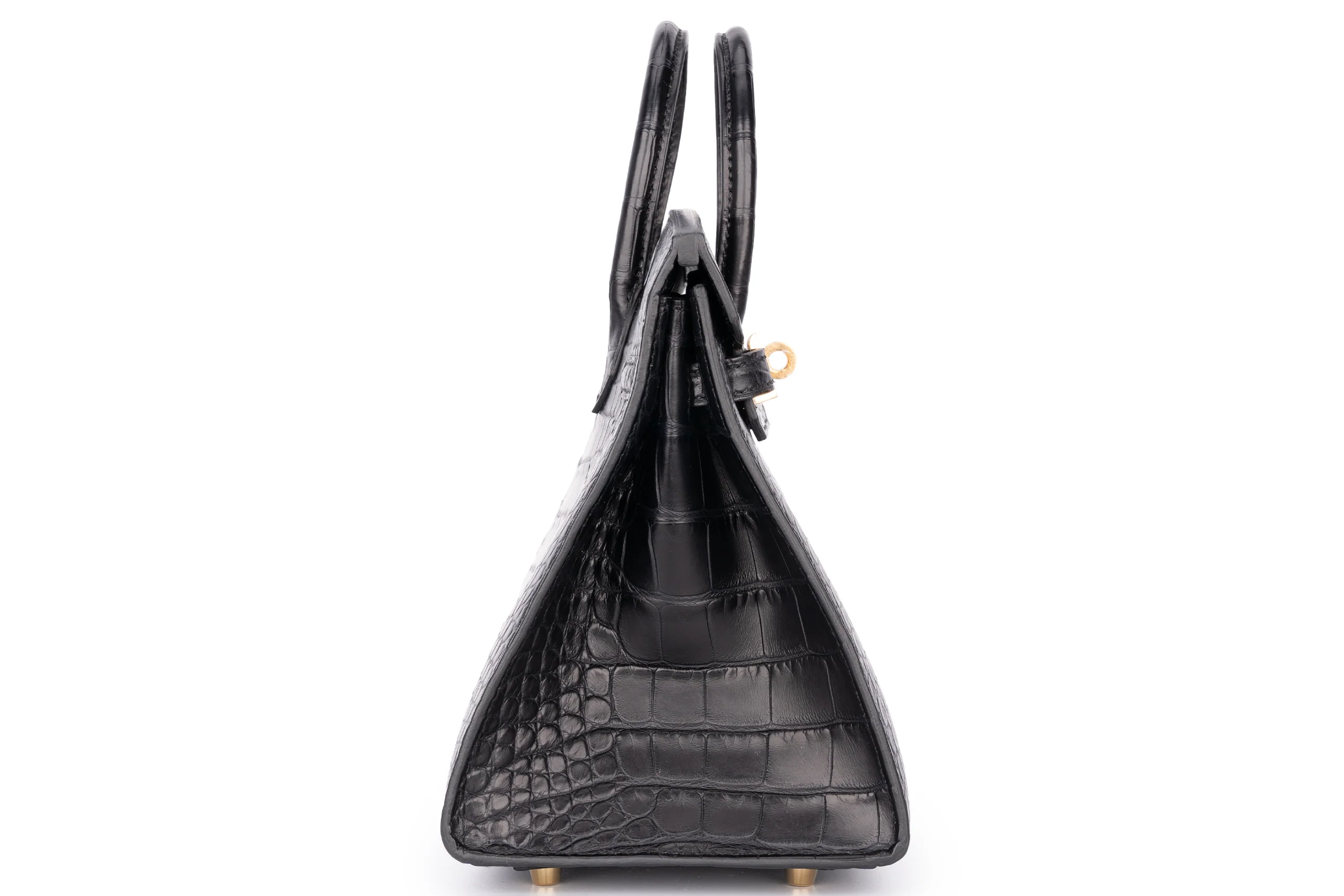 Hermès Birkin 20 Exotic Matte Alligator Noir GHW - Image 5