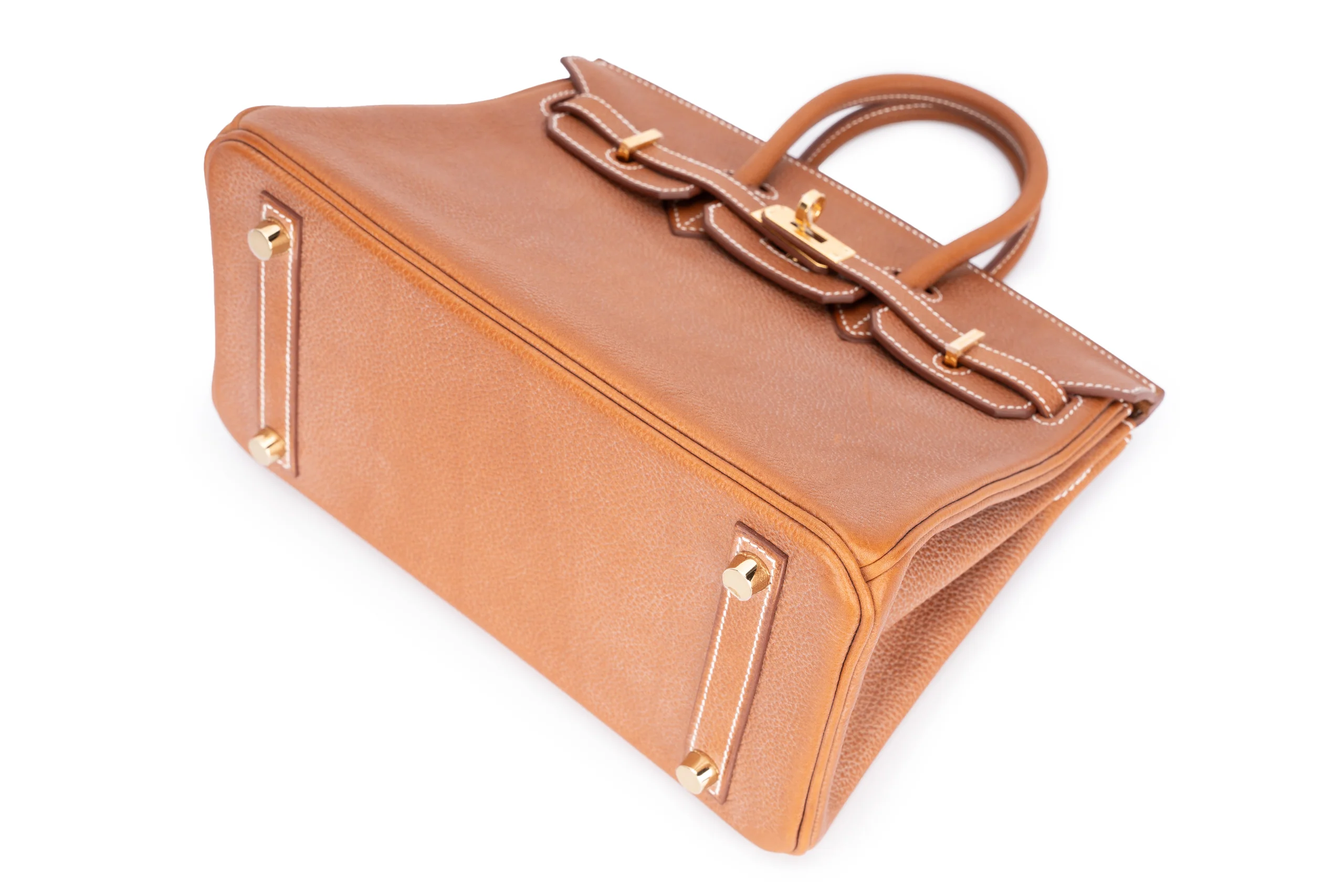 Hermès Birkin 25 Barenia Gold GHW - Image 8