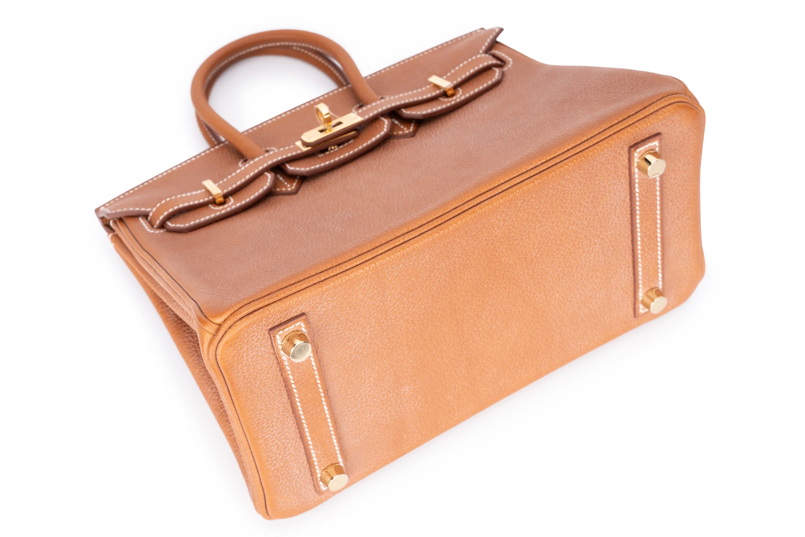 Hermès Birkin 25 Barenia Gold GHW - Image 9