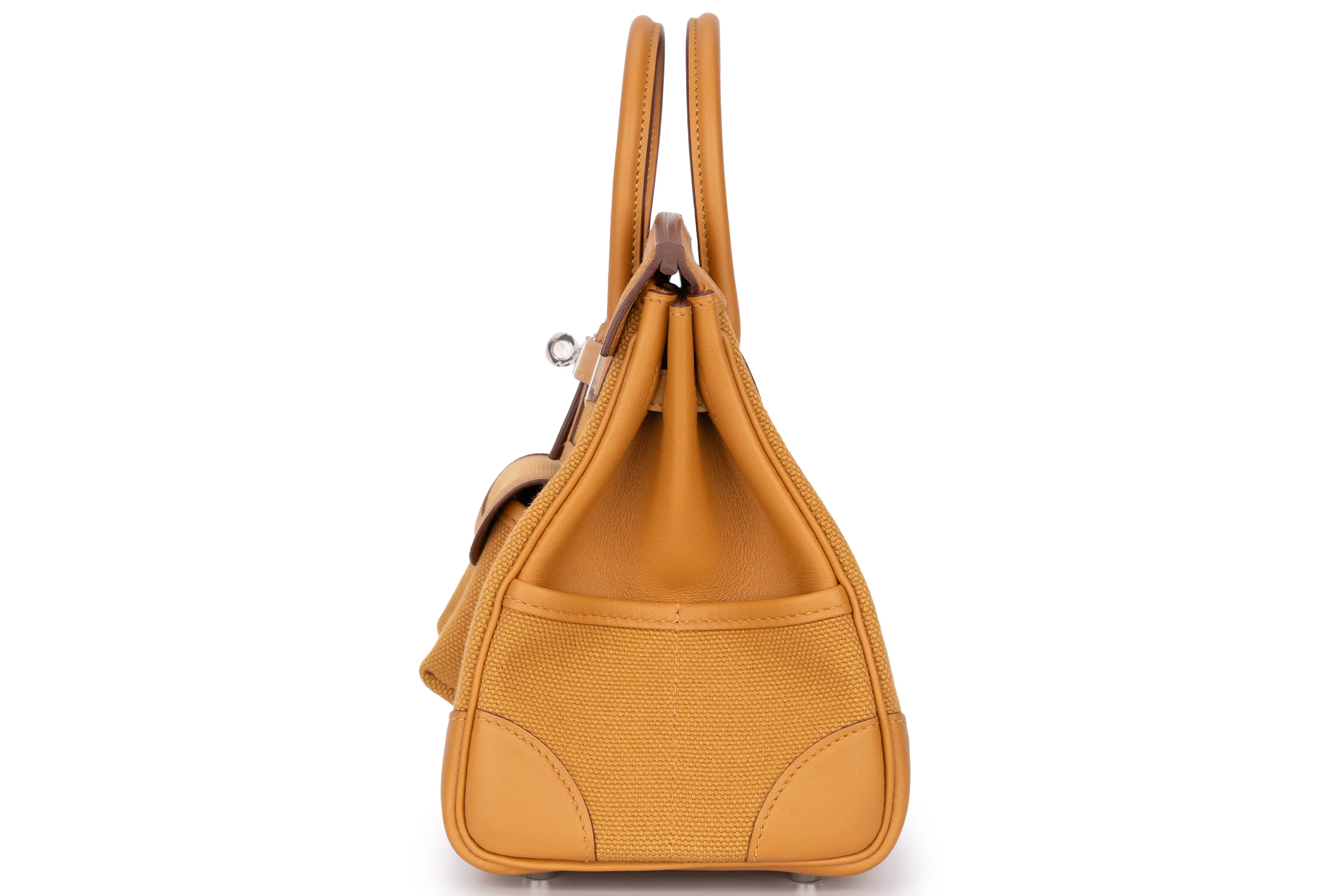 Hermès Birkin 25 Cargo Canvas/Swift Sesame PHW - Image 3