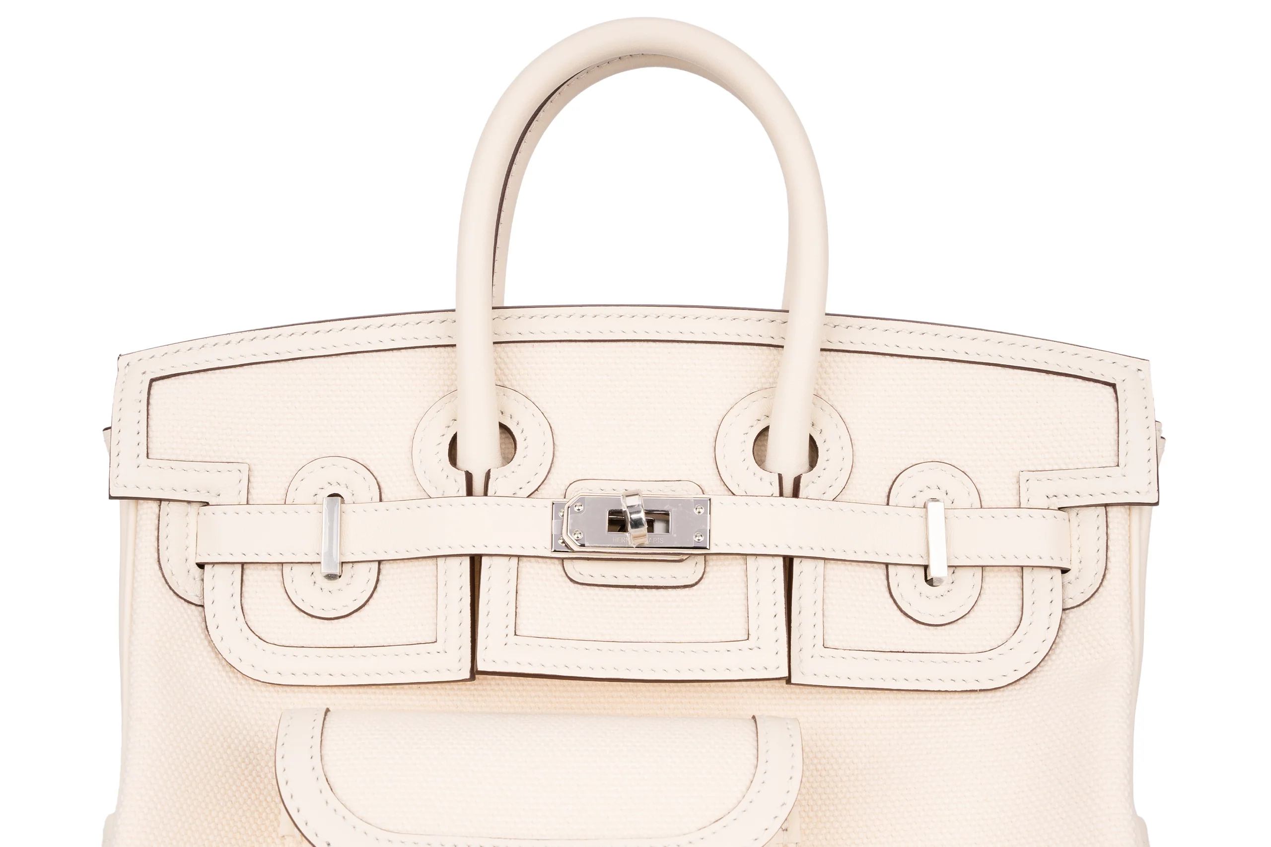 Hermès Birkin 25 Cargo Nata Swift PHW - Image 7
