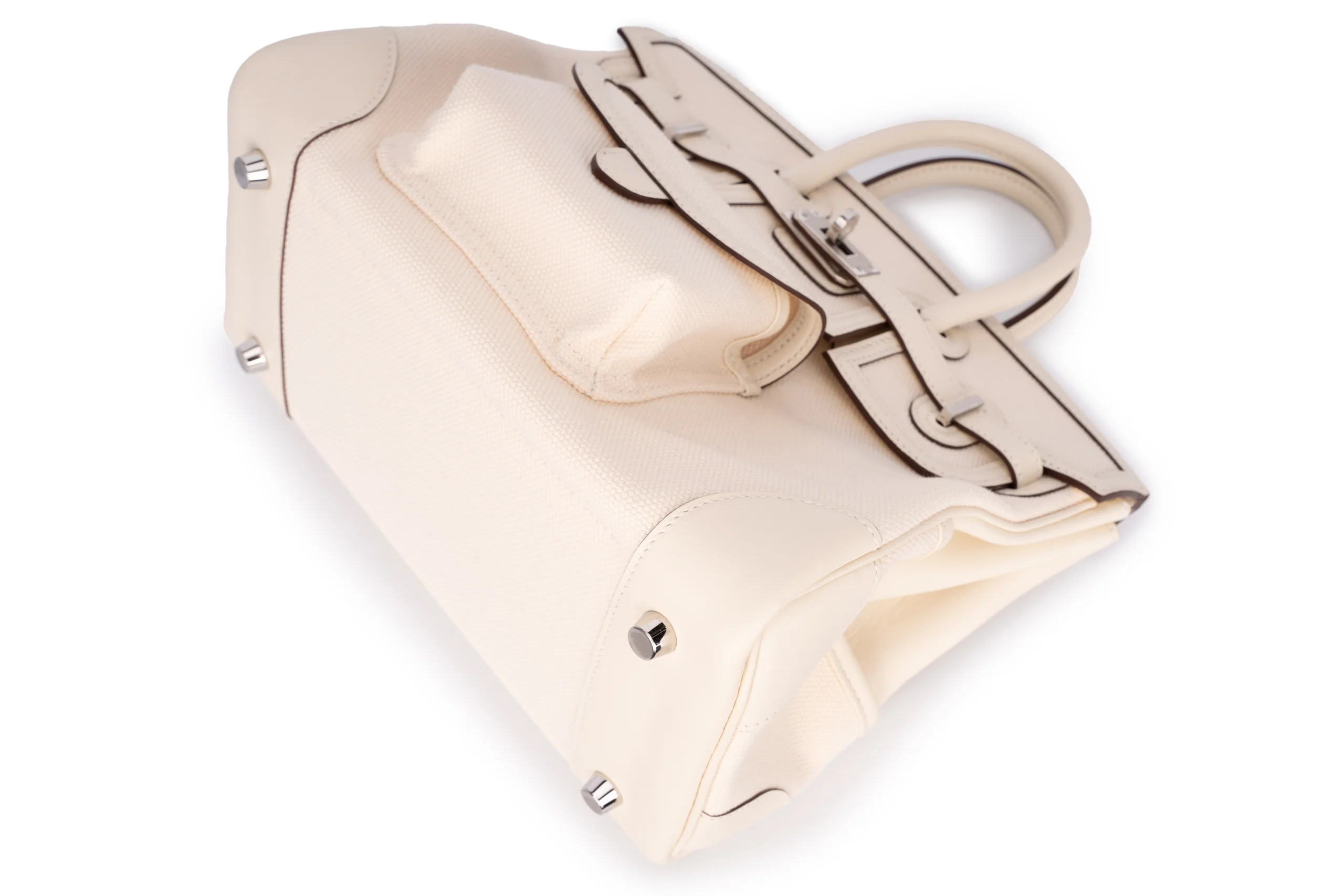 Hermès Birkin 25 Cargo Nata Swift PHW - Image 8