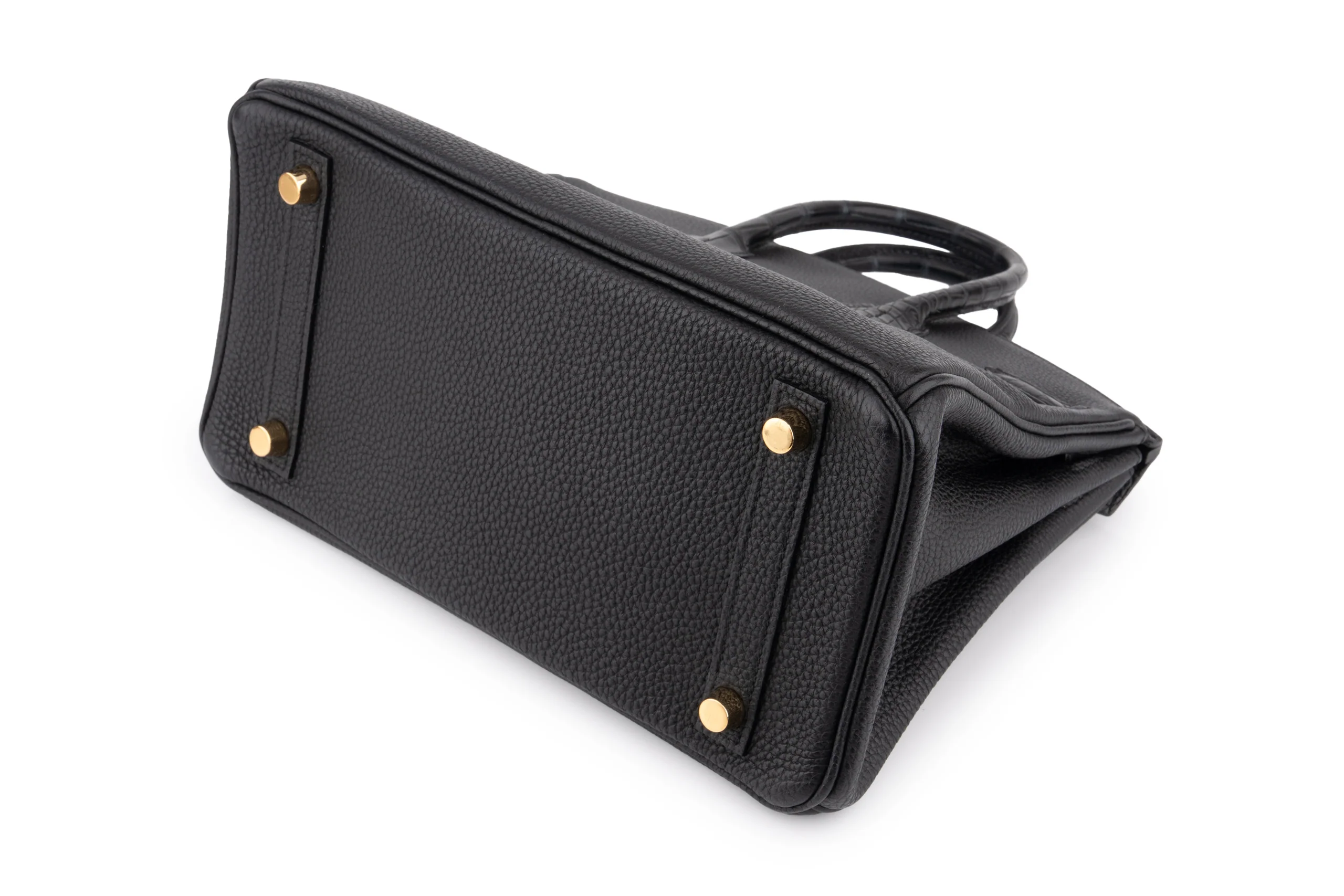 Hermès Birkin 25	Croc Touch	Togo	Noir	GHW - Image 12
