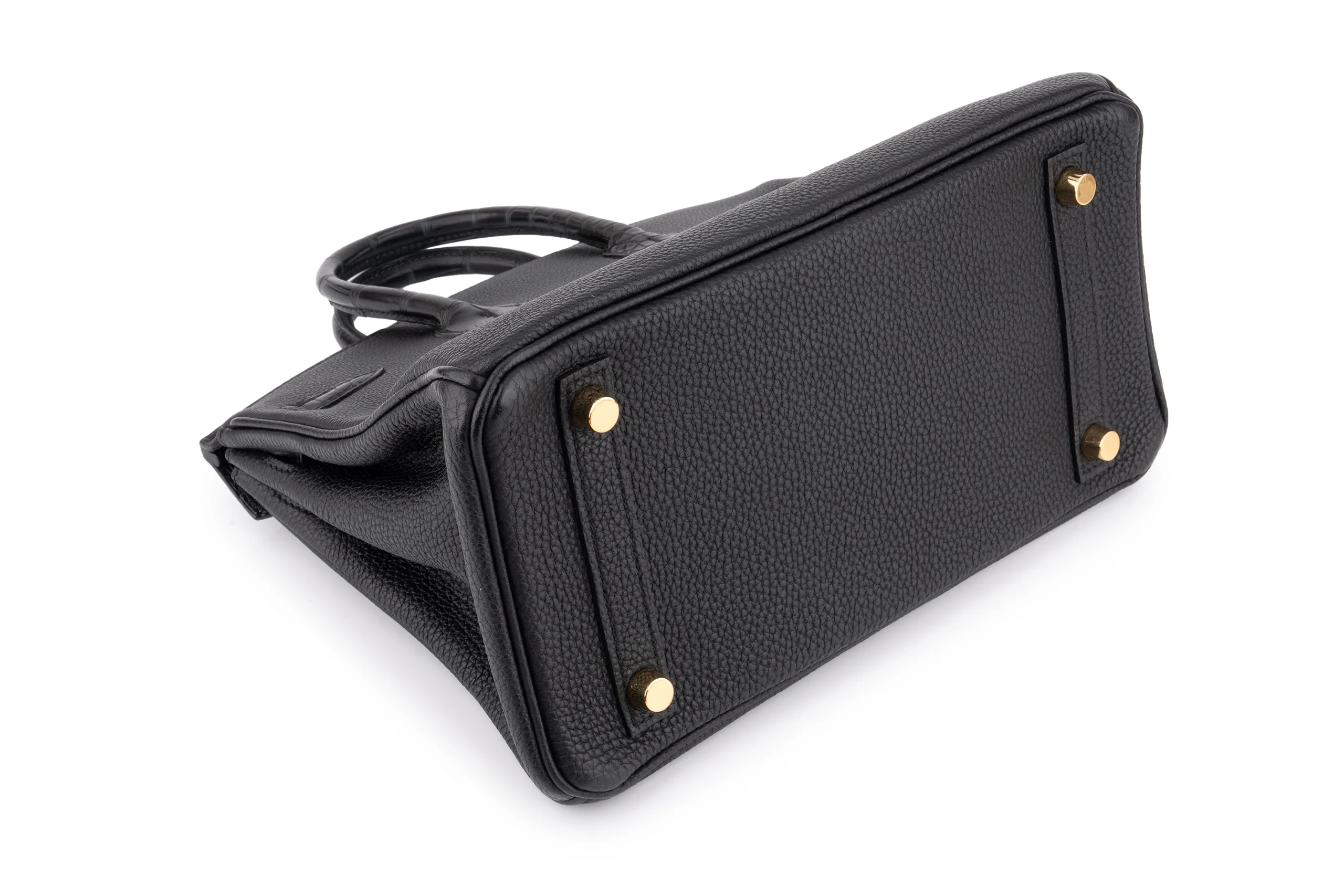 Hermès Birkin 25	Croc Touch	Togo	Noir	GHW - Image 13