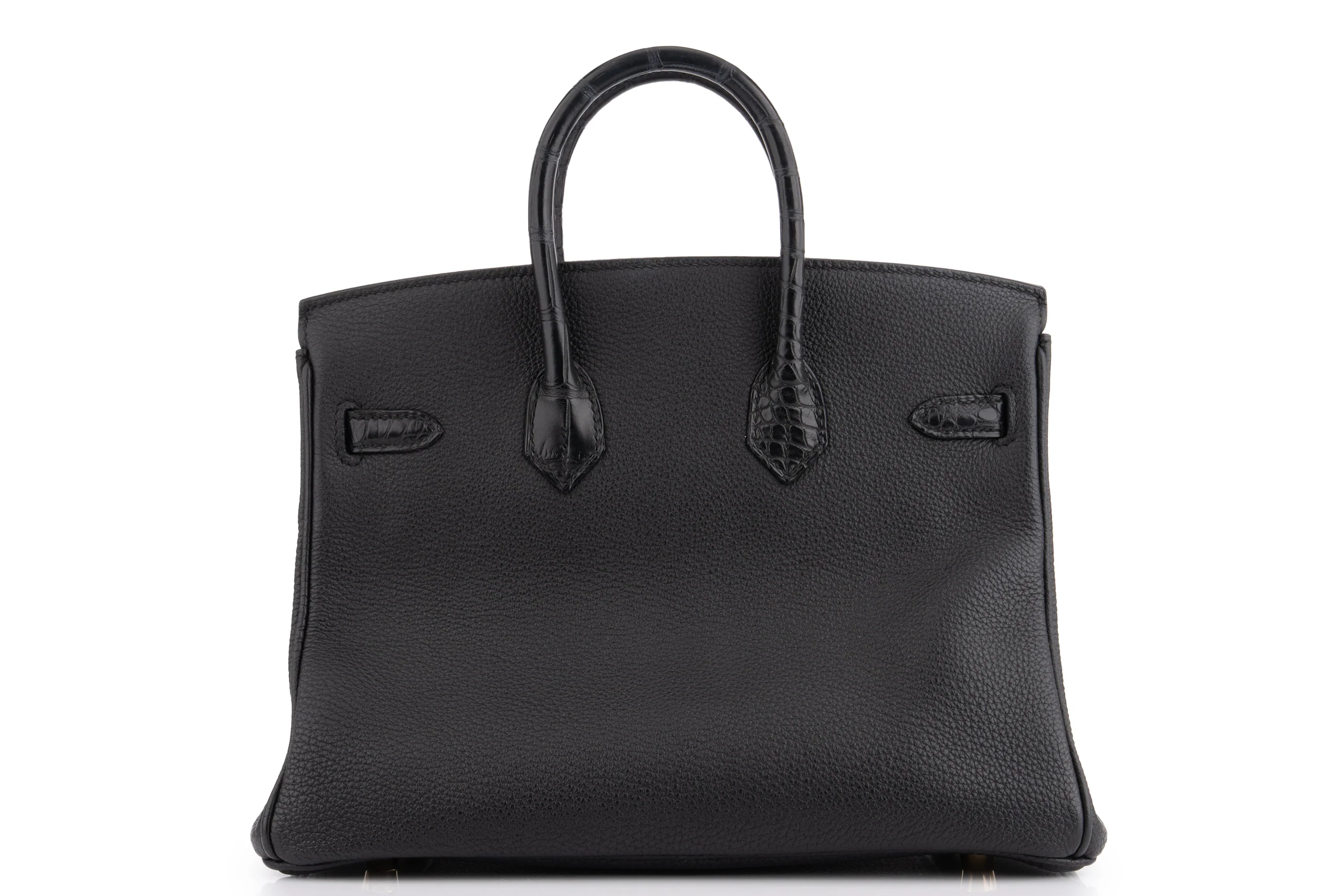 Hermès Birkin 25	Croc Touch	Togo	Noir	GHW - Image 4