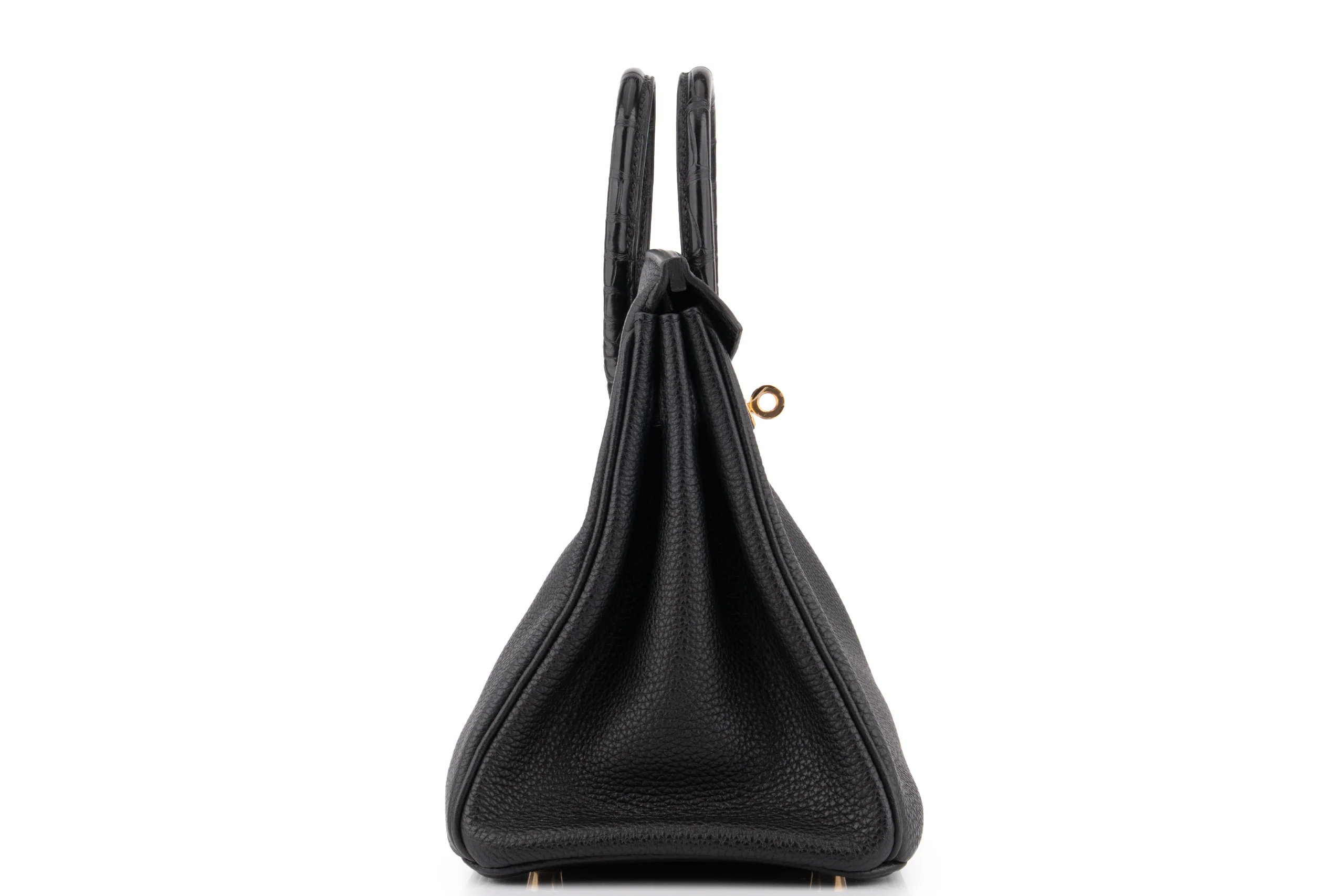 Hermès Birkin 25	Croc Touch	Togo	Noir	GHW - Image 5