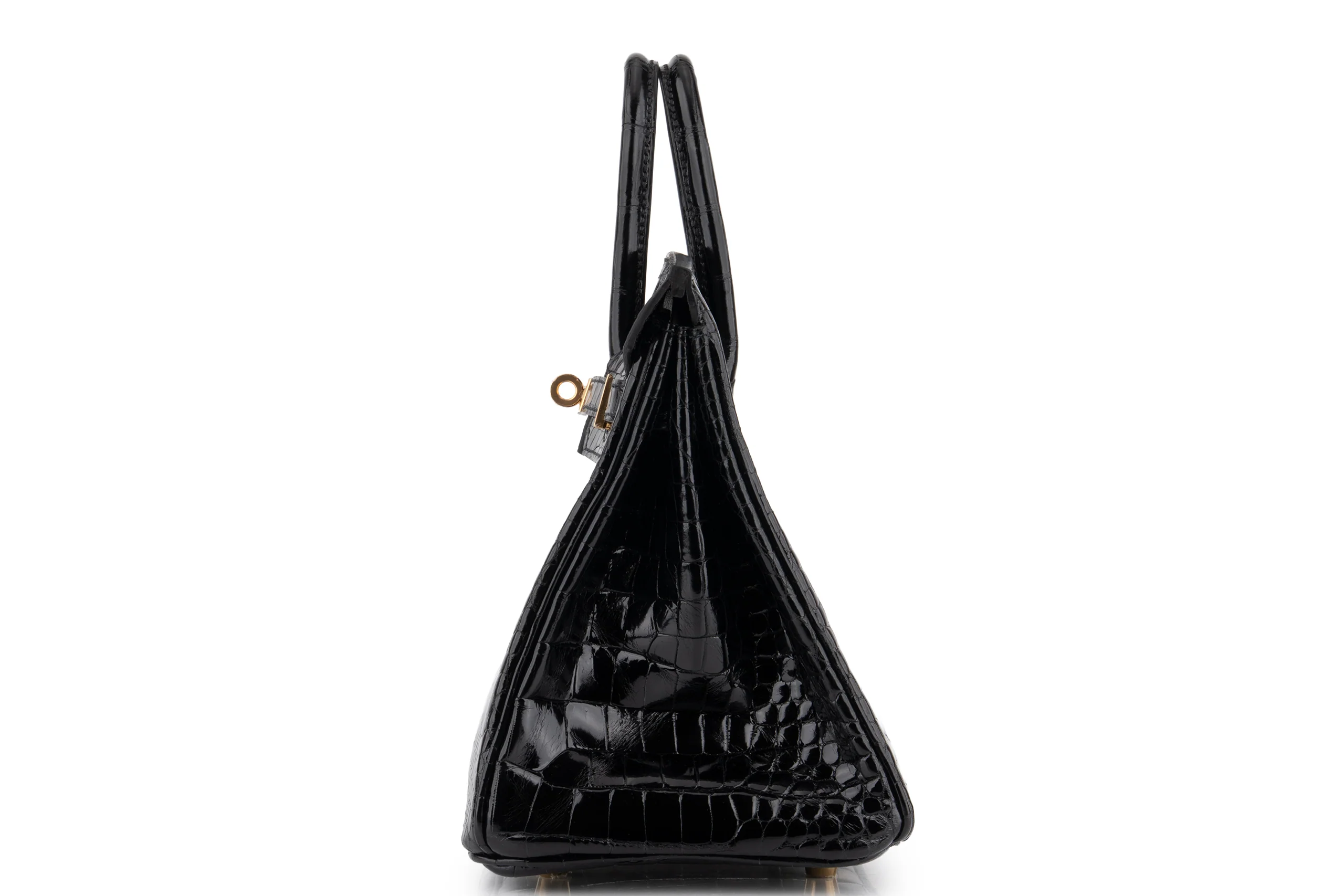 Hermès Birkin 25 Crocodile Porosus Noir GHW - Image 3