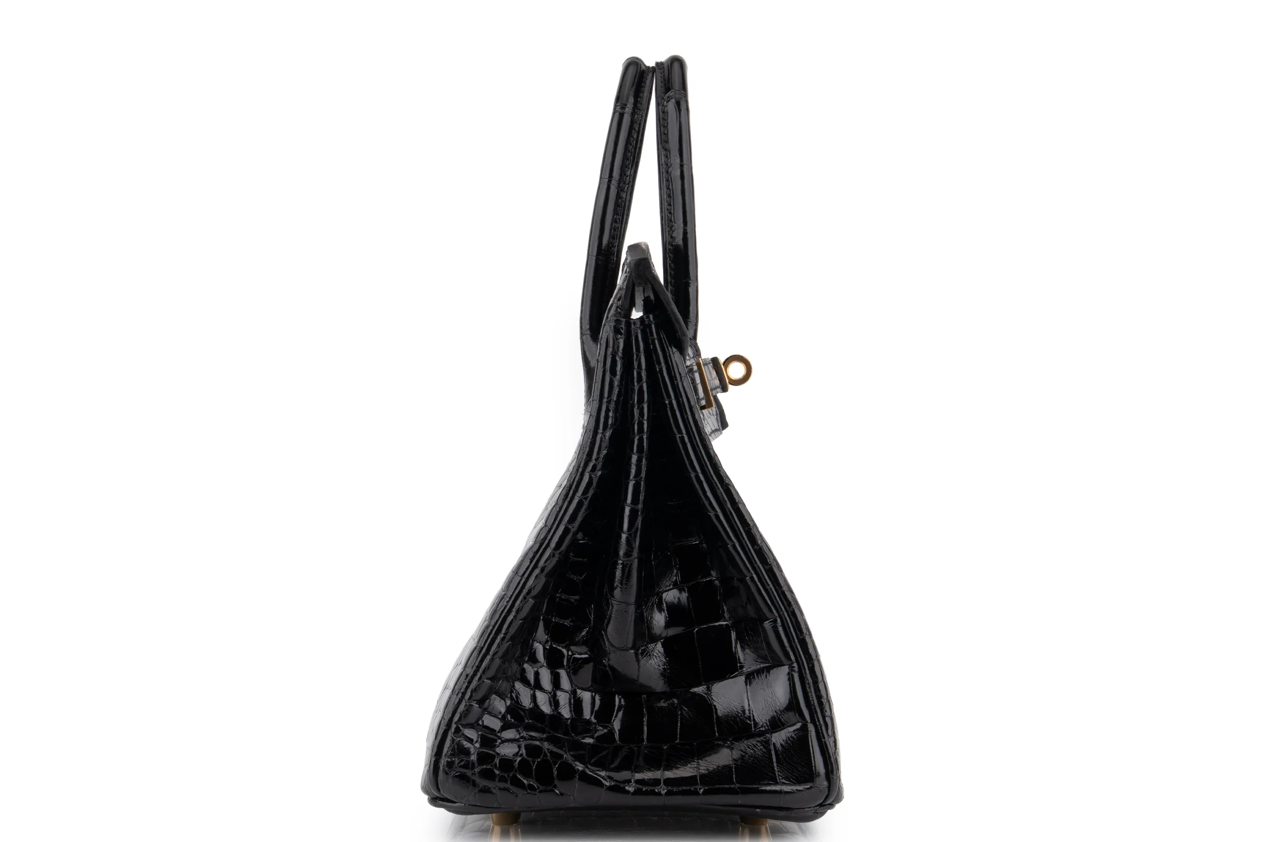 Hermès Birkin 25 Crocodile Porosus Noir GHW - Image 5
