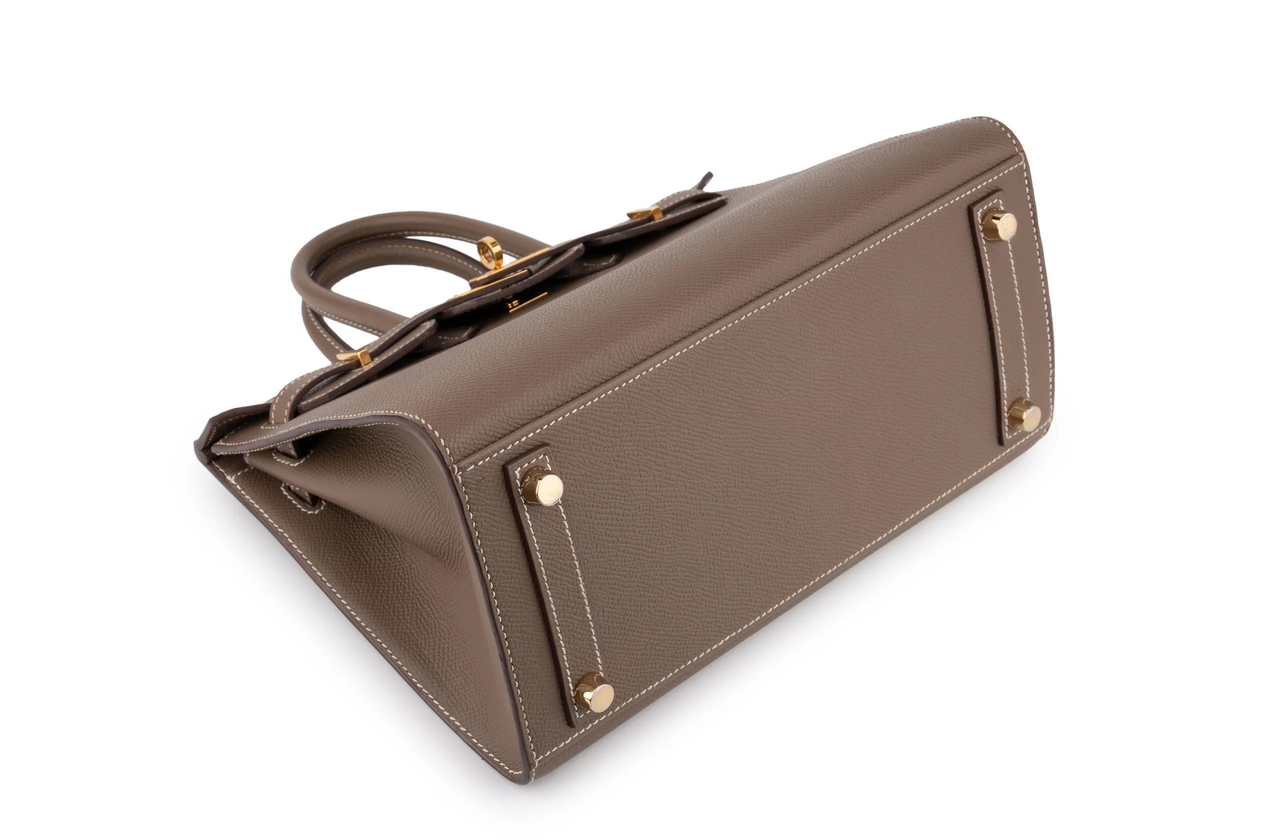 Hermès Birkin 25	Sellier	Epsom 	Etoupe 	GHW - Image 11