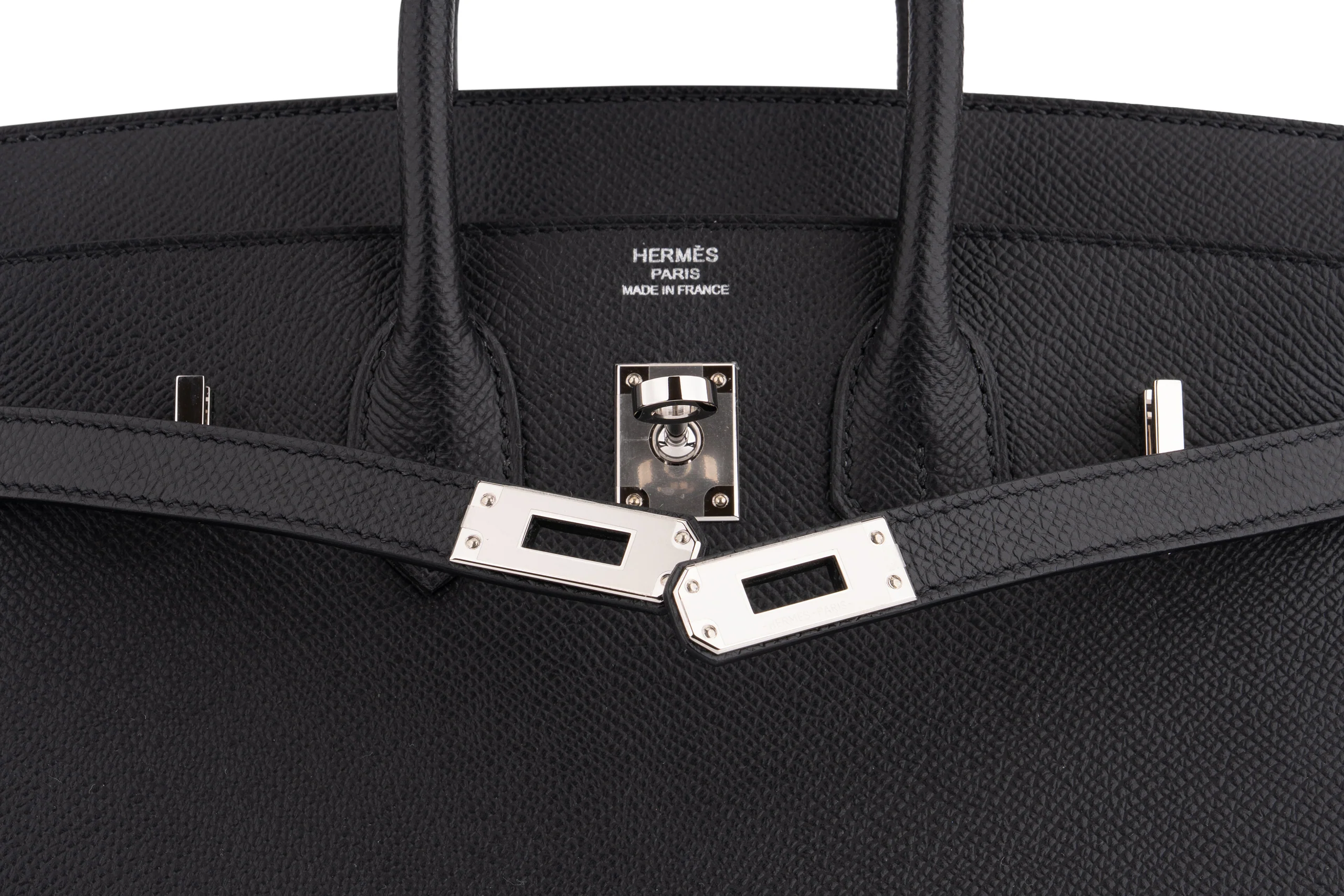 Hermès Birkin 25	Sellier Epsom	Noir	PHW - Image 8