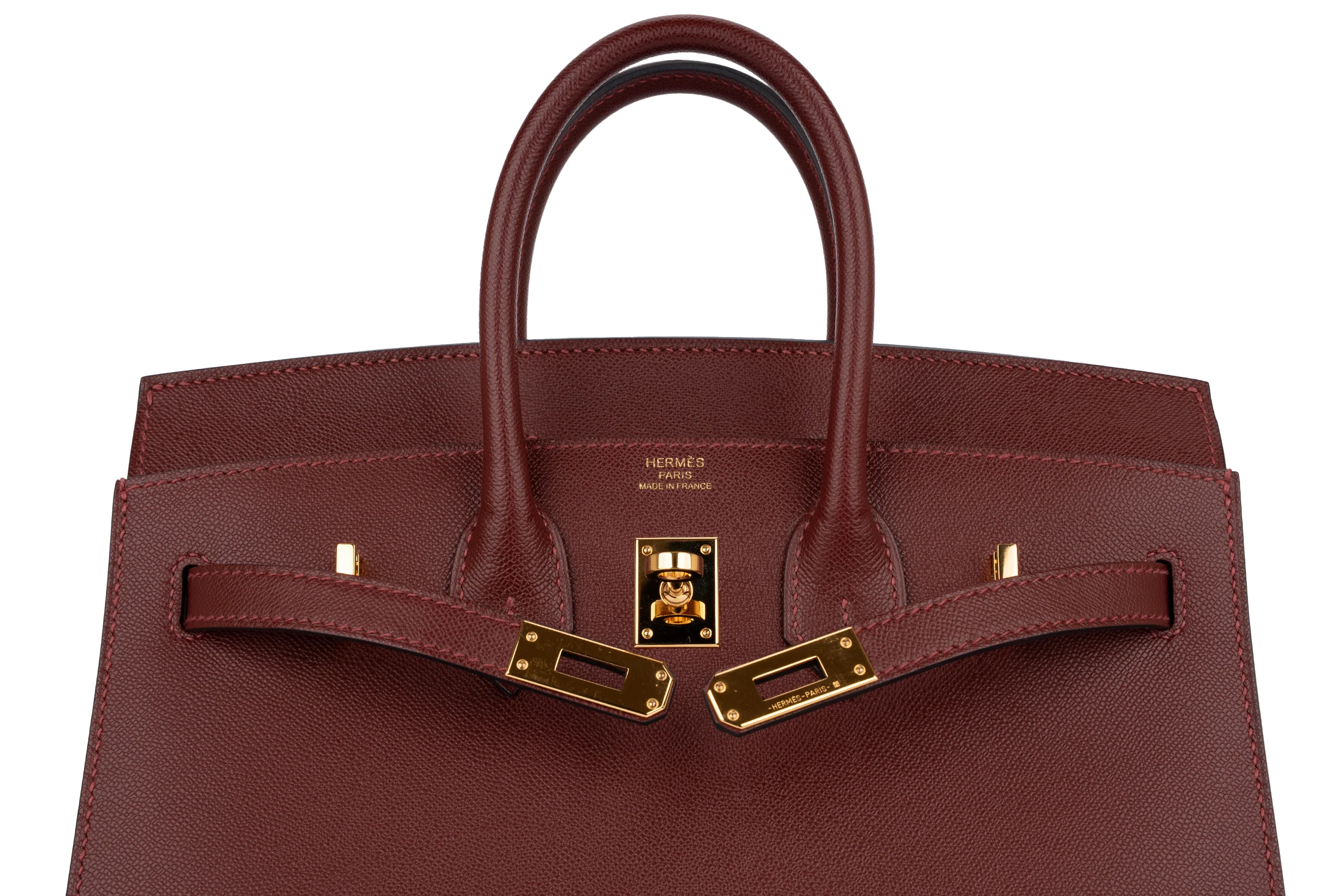 Hermès  Birkin 25			Epsom	Rouge H	GHW - Image 8