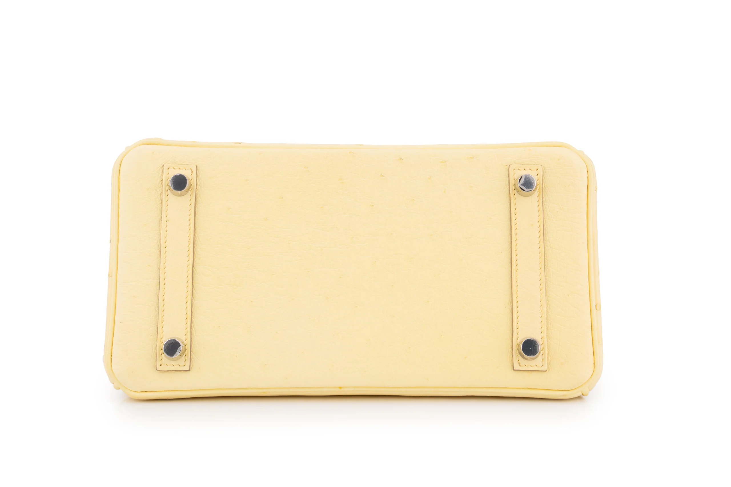 Hermès Birkin 25	Exotic	Ostrich	Limoncello	PHW - Image 6