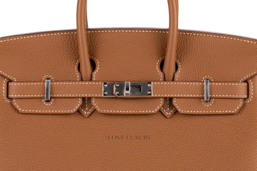 Hermès Birkin 25 Gold Togo Palladium Hardware