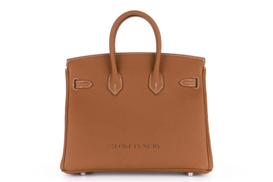 Hermès Birkin 25 Gold Togo Palladium Hardware - Image 3