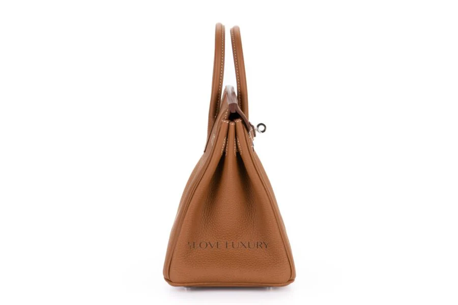 Hermès Birkin 25 Gold Togo Palladium Hardware - Image 5
