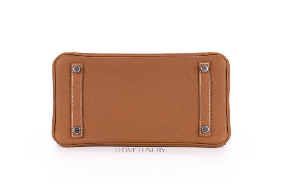 Hermès Birkin 25 Gold Togo Palladium Hardware - Image 6