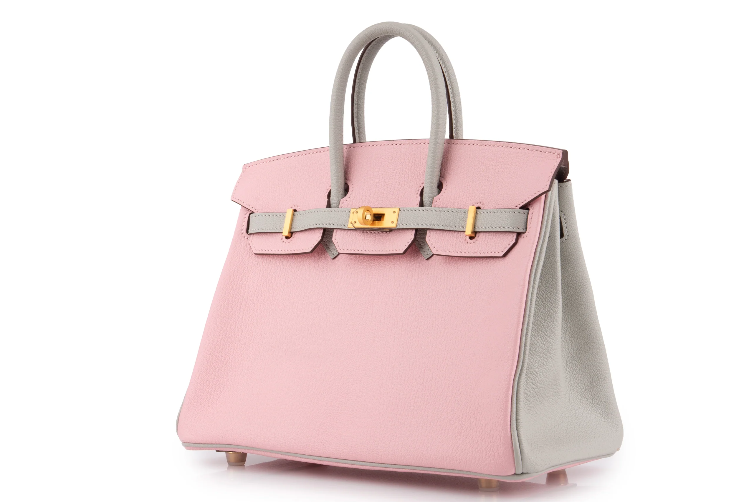 Hermès Birkin 25	HSS	Chevre	Sakura/Gris Pale	BGHW - Image 2