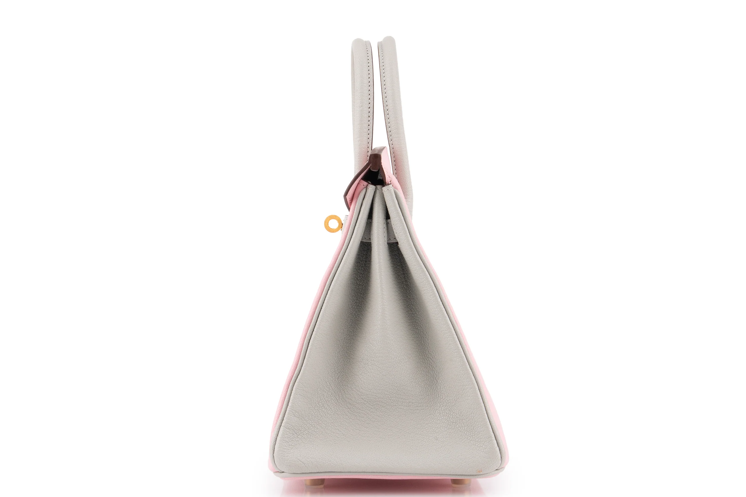 Hermès Birkin 25	HSS	Chevre	Sakura/Gris Pale	BGHW - Image 3