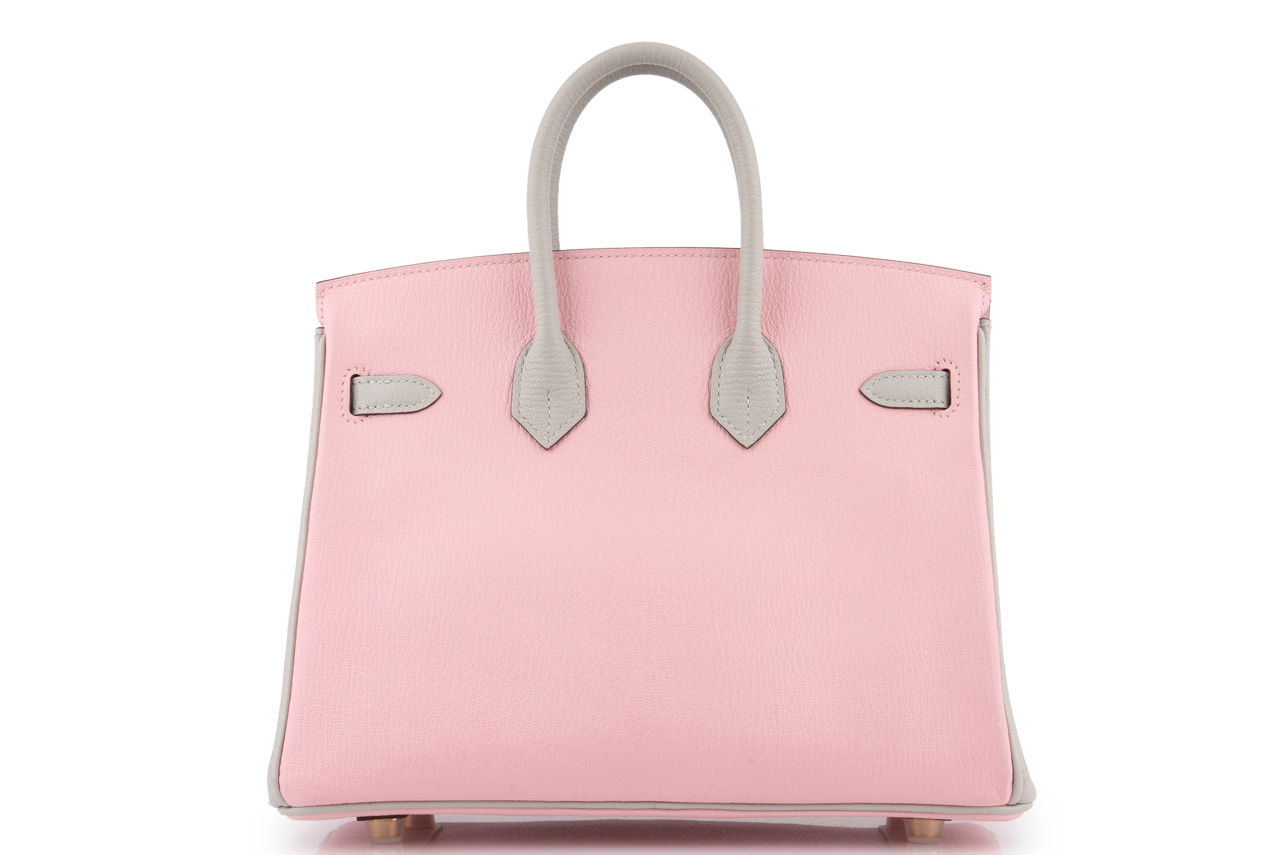 Hermès Birkin 25	HSS	Chevre	Sakura/Gris Pale	BGHW - Image 4
