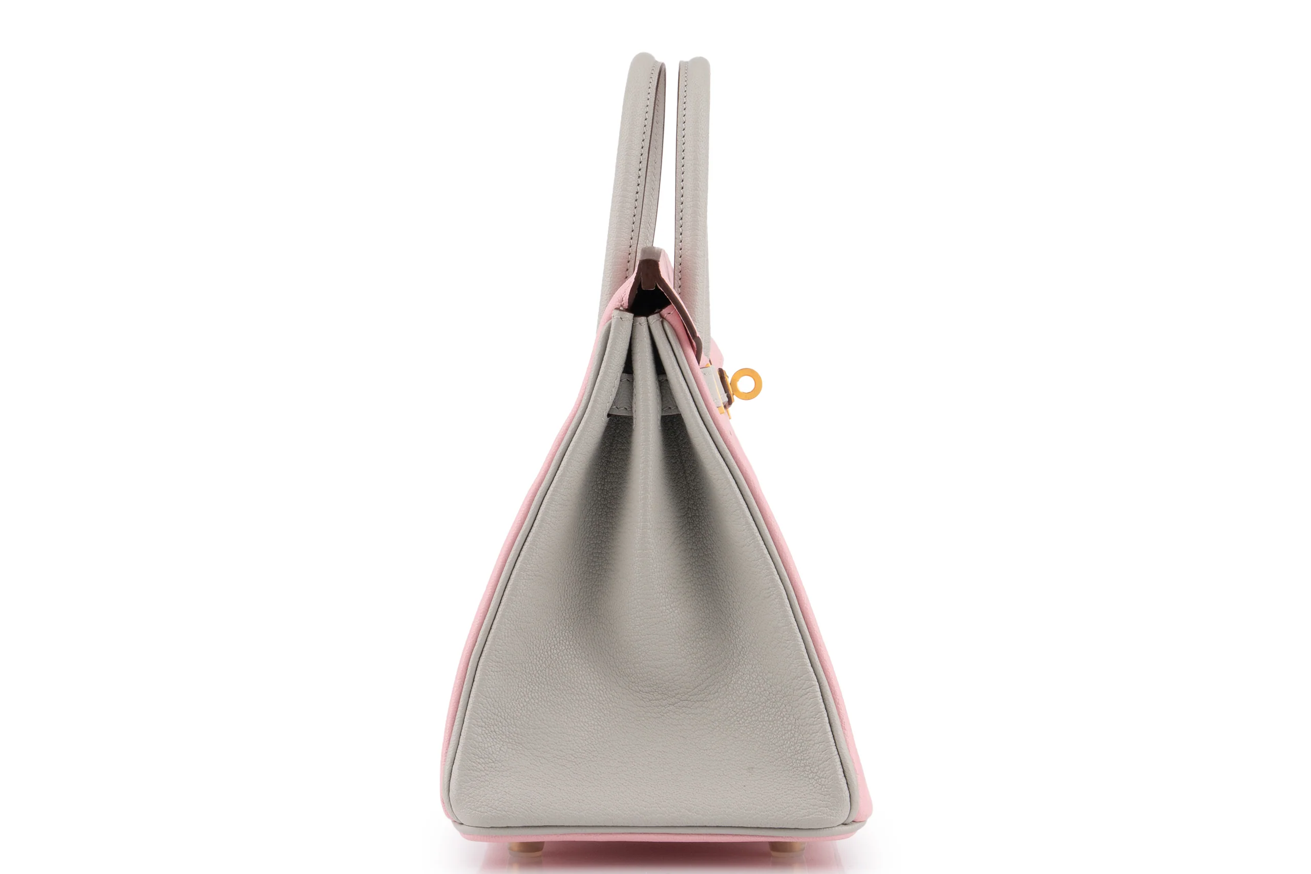 Hermès Birkin 25	HSS	Chevre	Sakura/Gris Pale	BGHW - Image 5