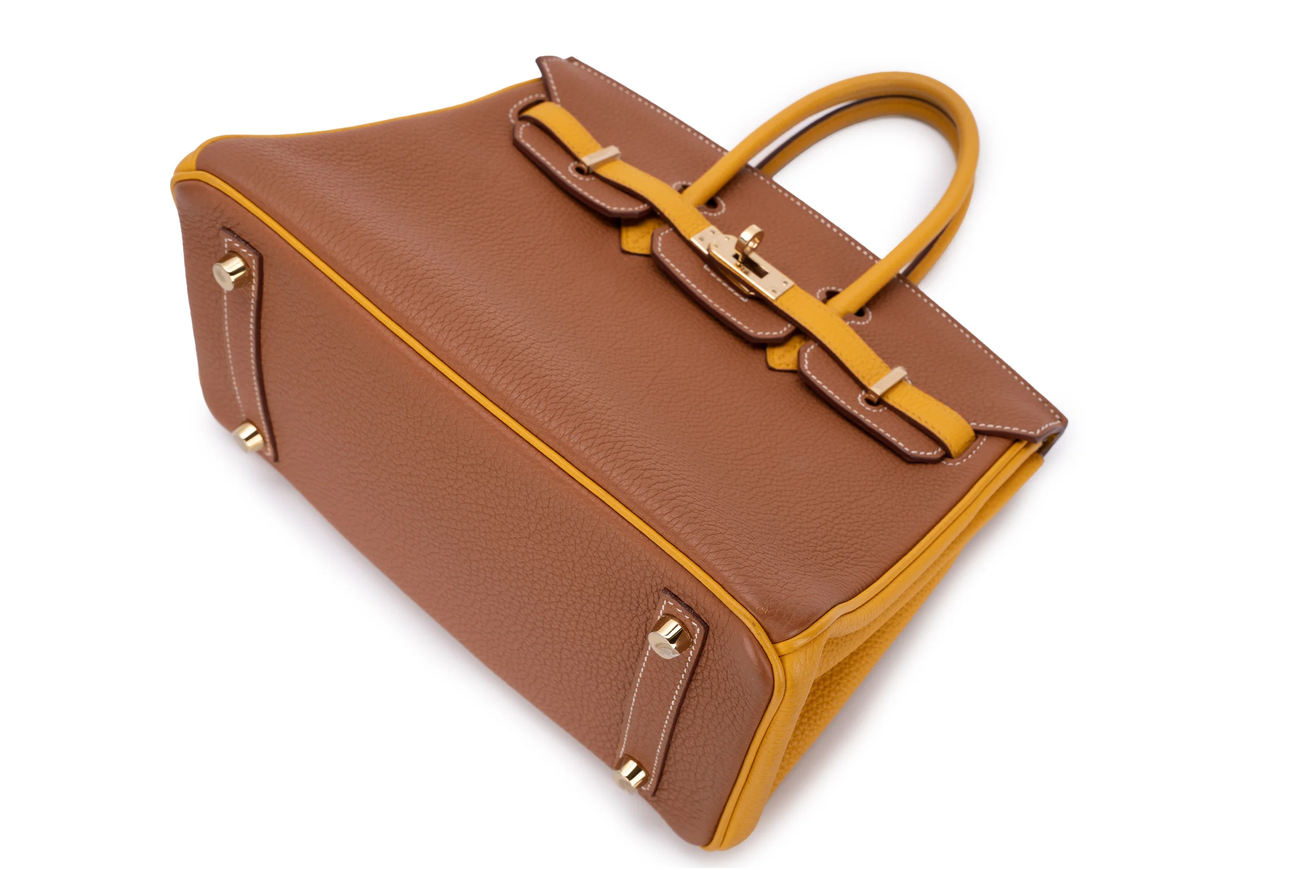 Hermès Birkin 25 Hss Togo Gold Jaune GHW - Image 10