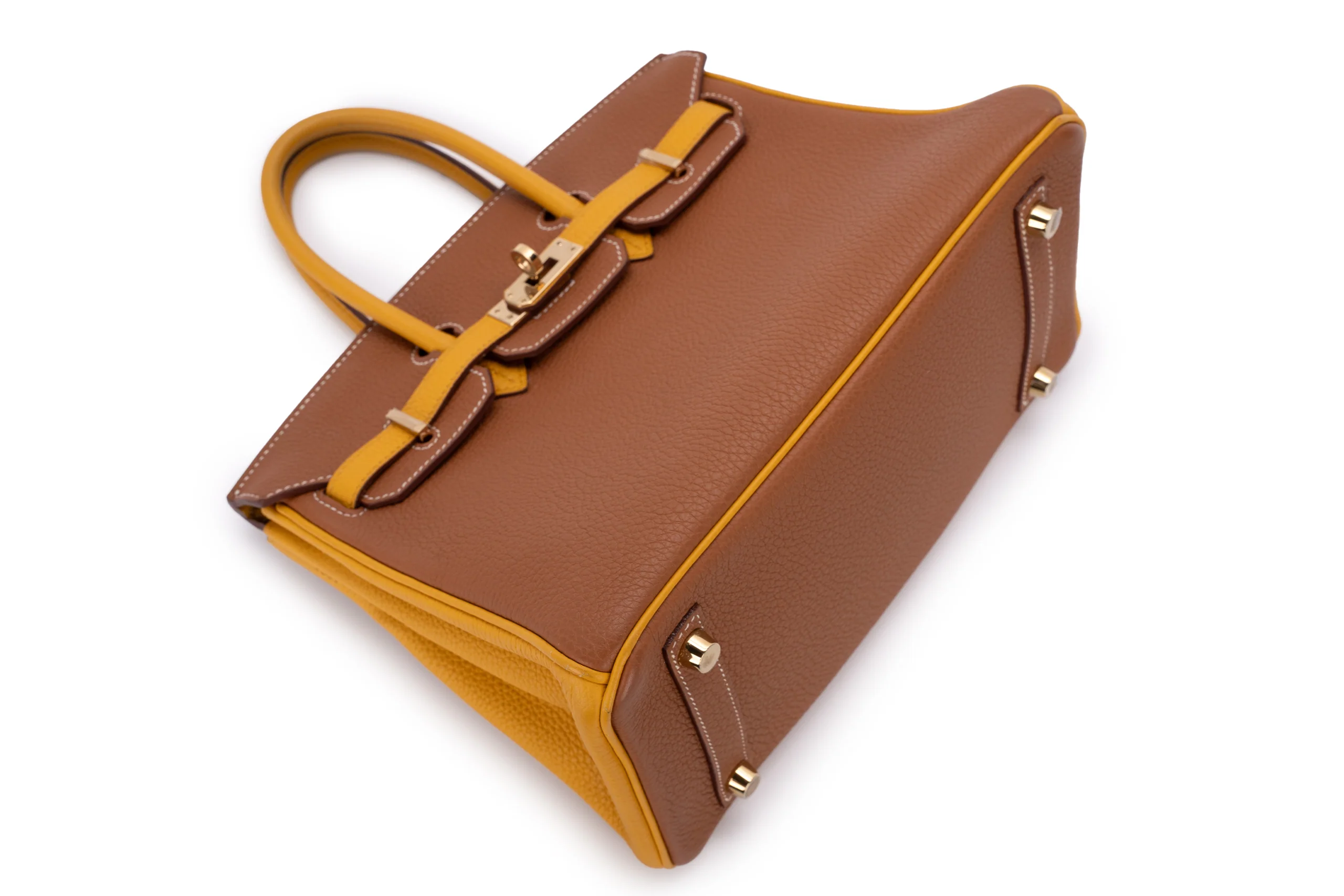 Hermès Birkin 25 Hss Togo Gold Jaune GHW - Image 11