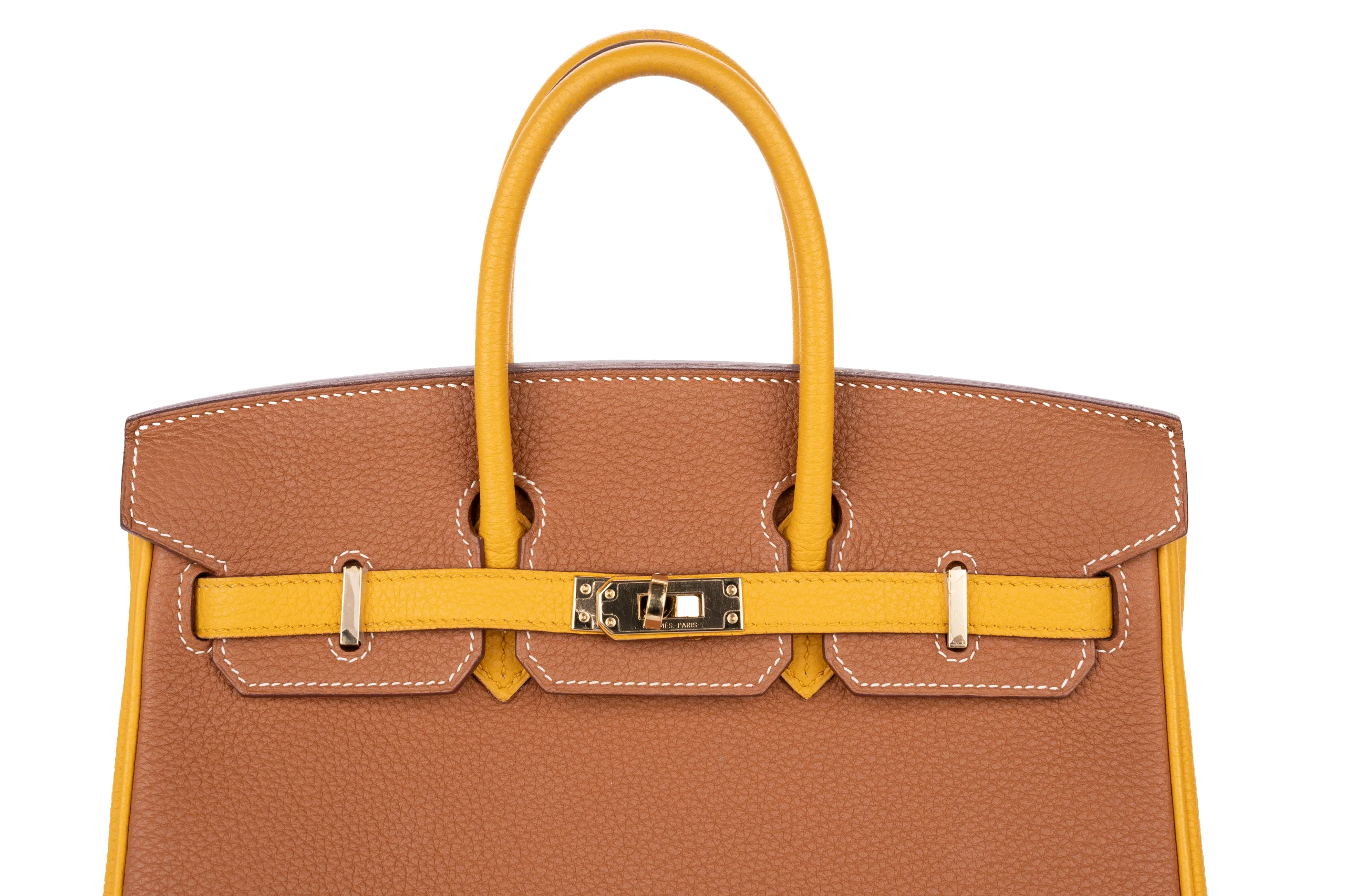 Hermès Birkin 25 Hss Togo Gold Jaune GHW - Image 5