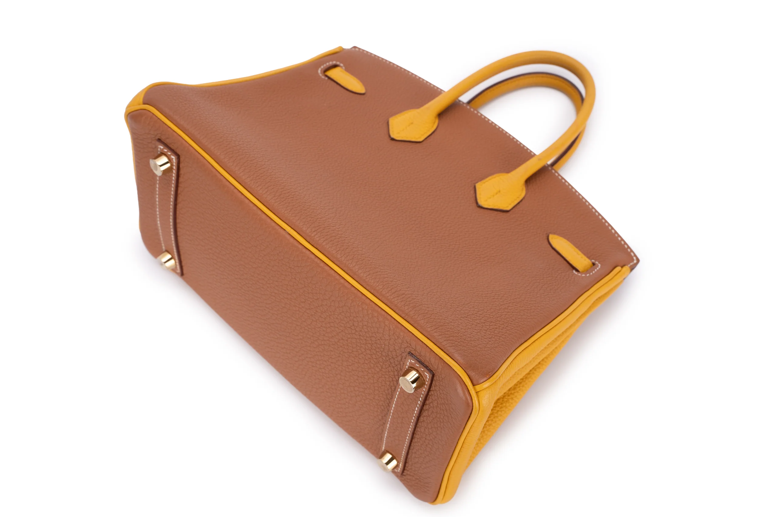 Hermès Birkin 25 Hss Togo Gold Jaune GHW - Image 8