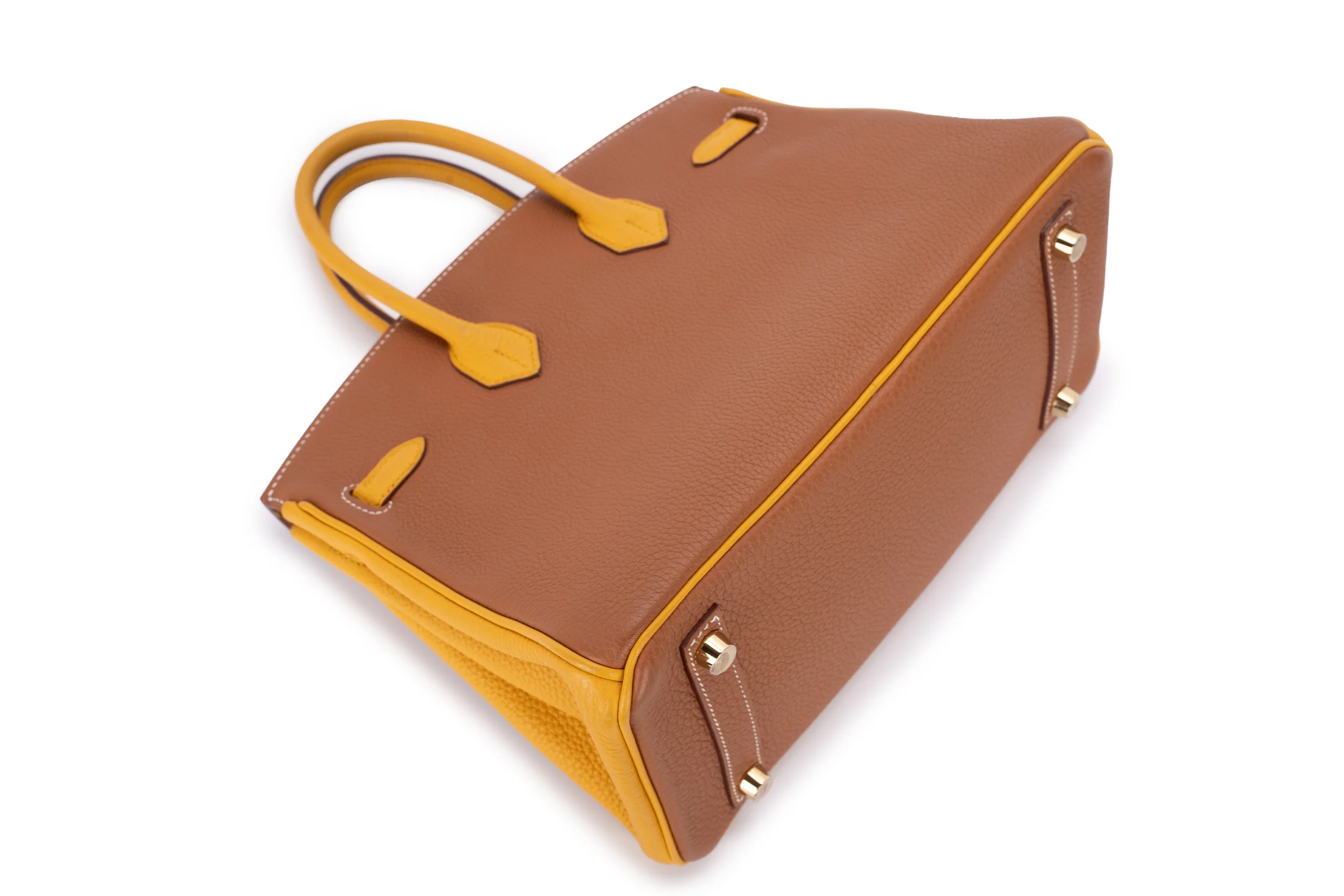 Hermès Birkin 25 Hss Togo Gold Jaune GHW - Image 9