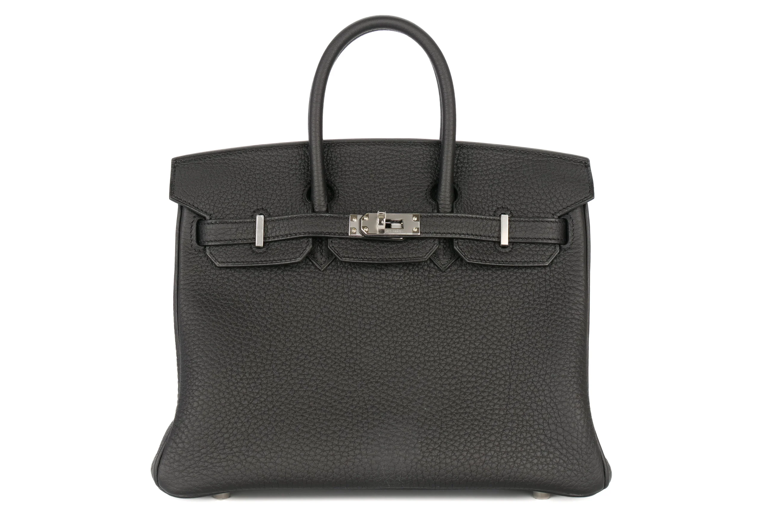 Hermès Birkin 25	HSS 	Togo	Noir / Verso Gris Perle	PHW